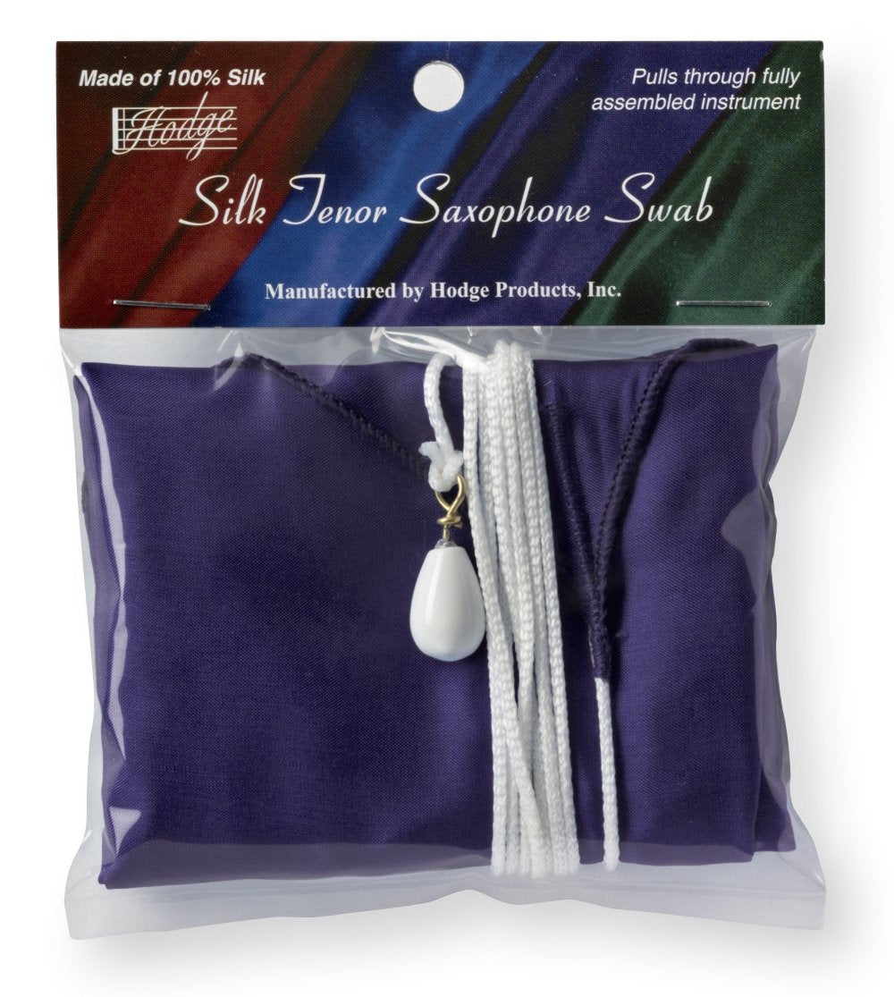 Hodge Silk Tenor Saxophone Swab, Purple