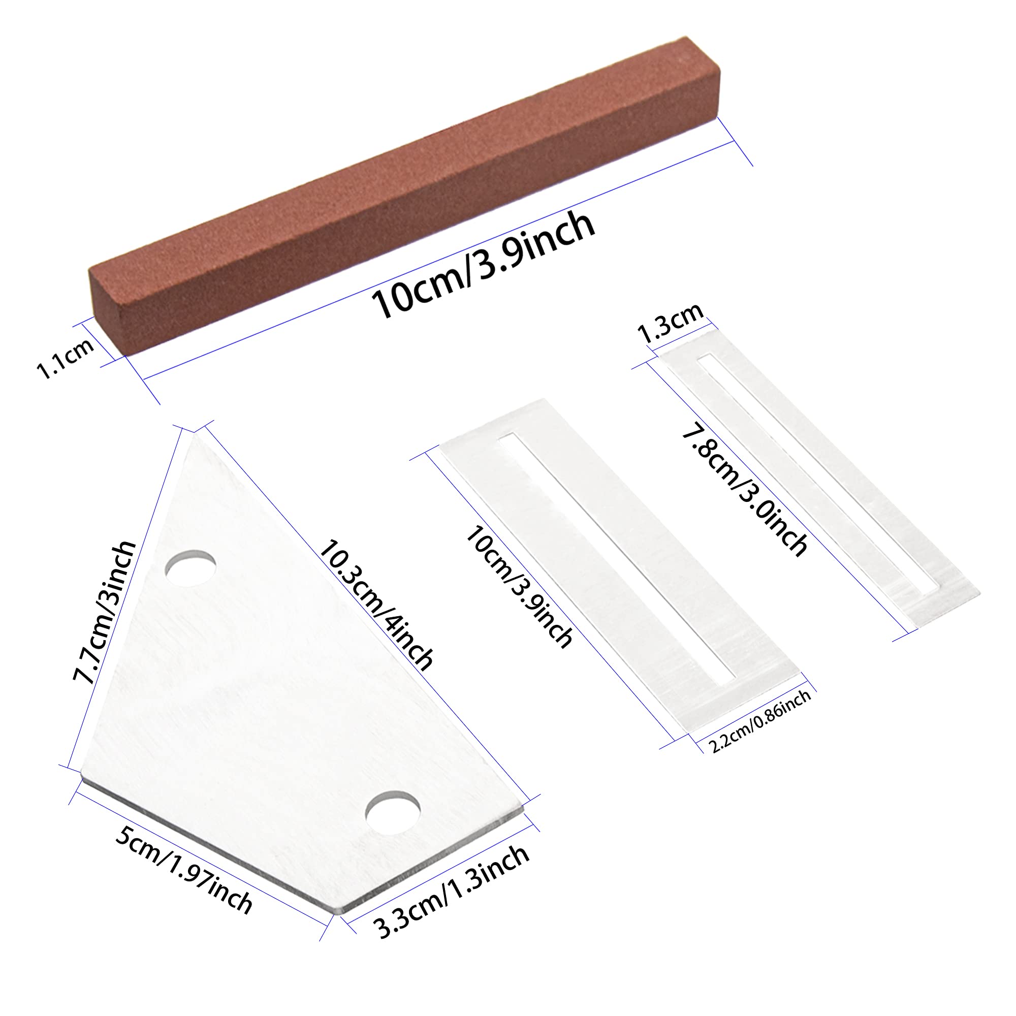 6Pcs Yootones Guitar Tool Kit Include Guitar Fret Crowning File, Double Headed Guitar Bass Fret Wire Rubber Hammer, Steel Fret R