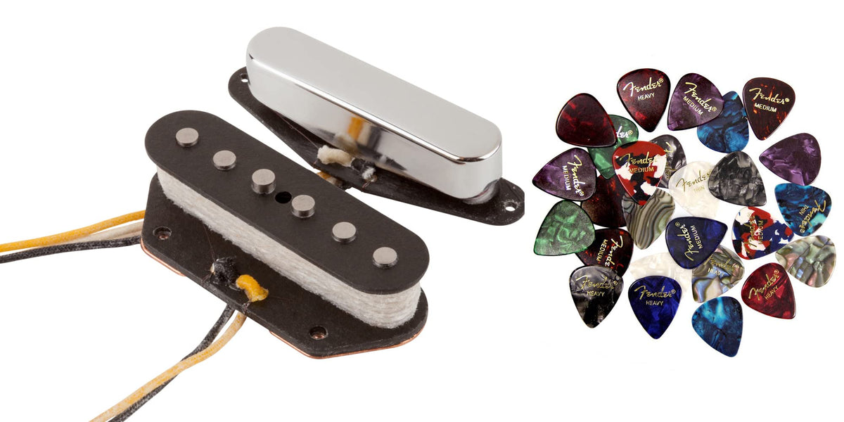 Fender Custom Shop Texas Special Telecaster Pickups - Nickel Bundle With Picks