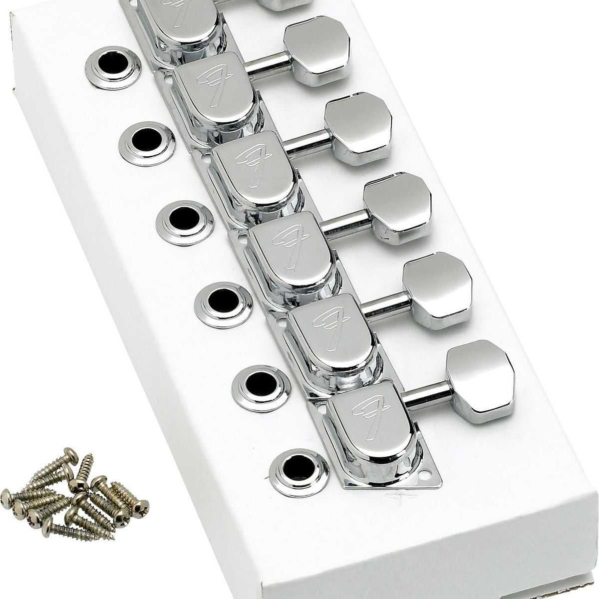 Fender 70S ''F'' Style Guitar Tuning Machines/Chrome, Set Of 6 – Emusicmart