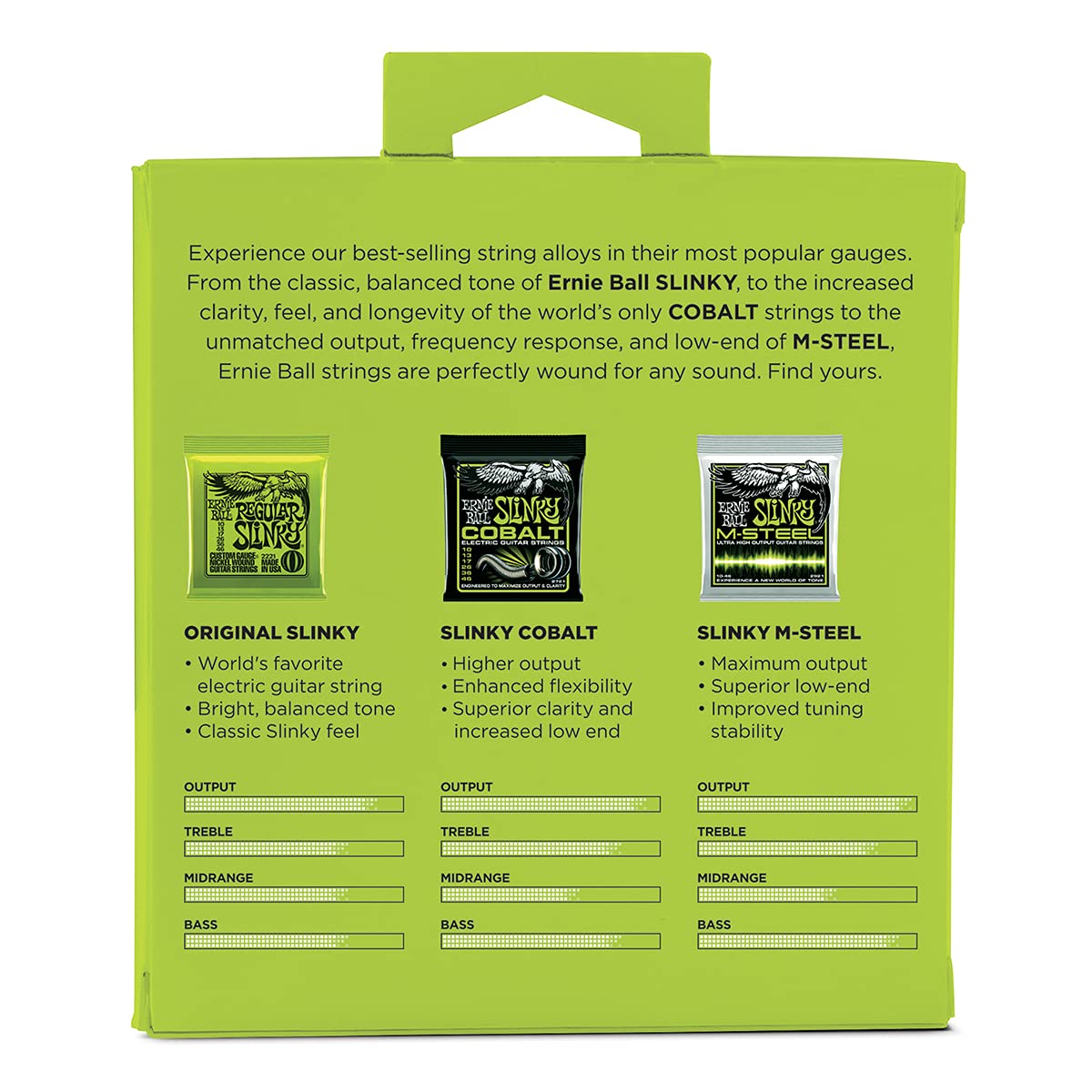 Ernie Ball Regular Slinky Electric Tone Pack Guitar Strings, 10-46 Gauge (P03331)