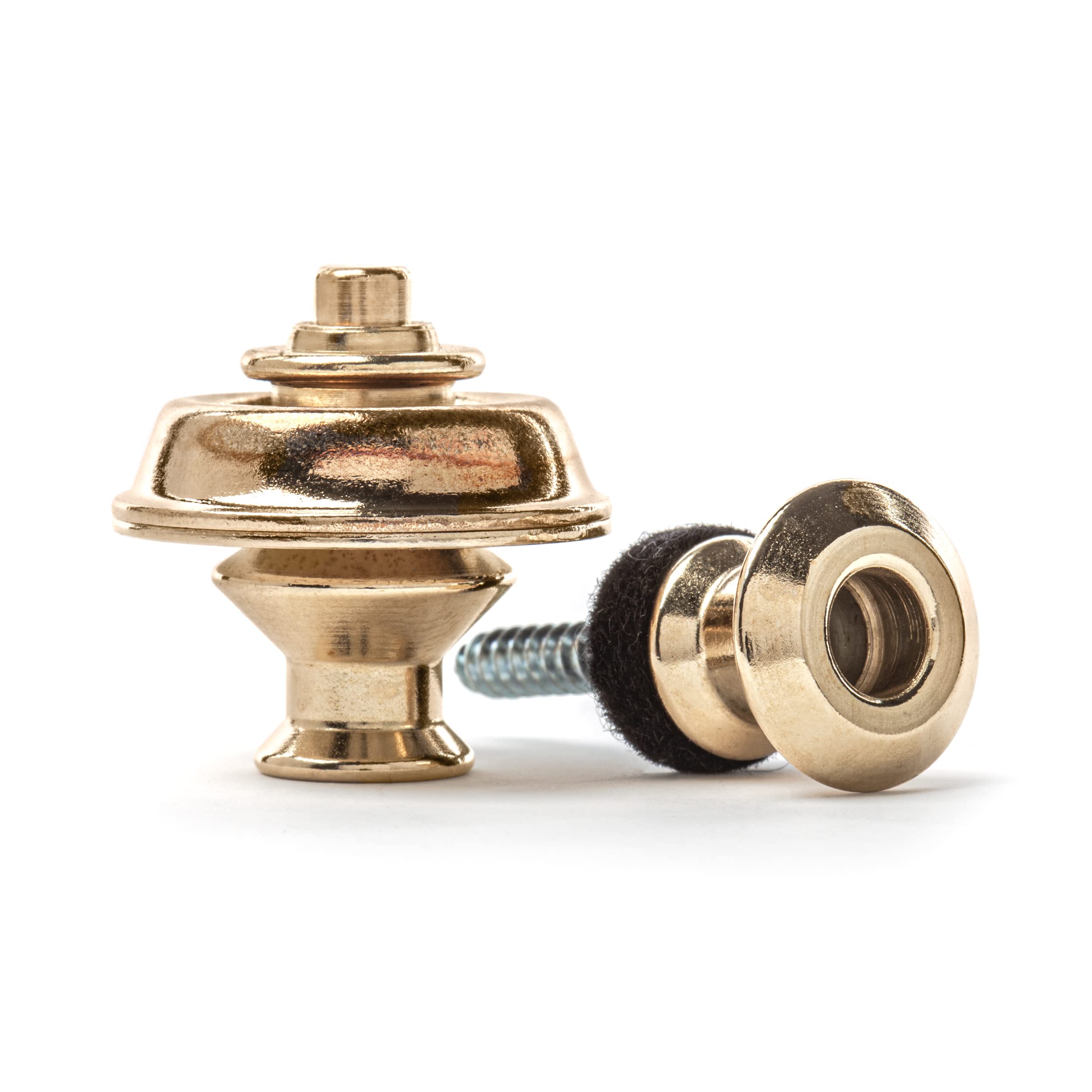 Jim Dunlop Dual Design Straplok System, Brass