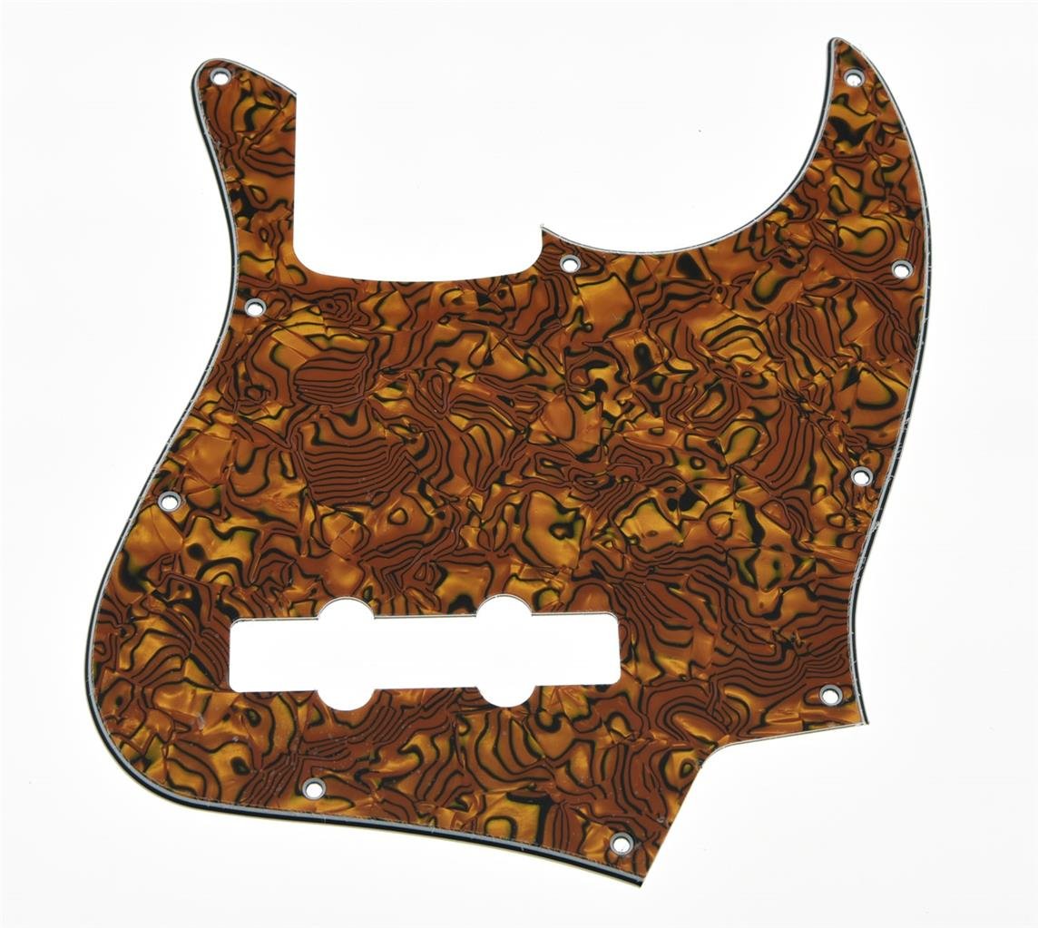 Dopro Jazz Bass J Bass Pickguard for USA/Mexican 4 String FD Jazz Bass Tiger Stripe