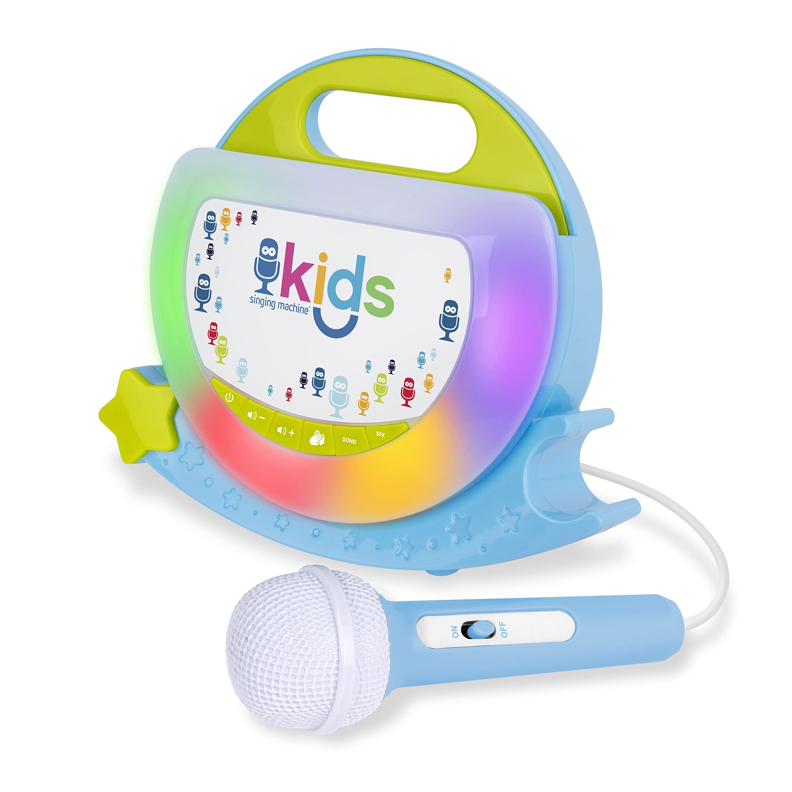 Singing Machine Karaoke System-Portable, Blue/Green (Smk929Bg)