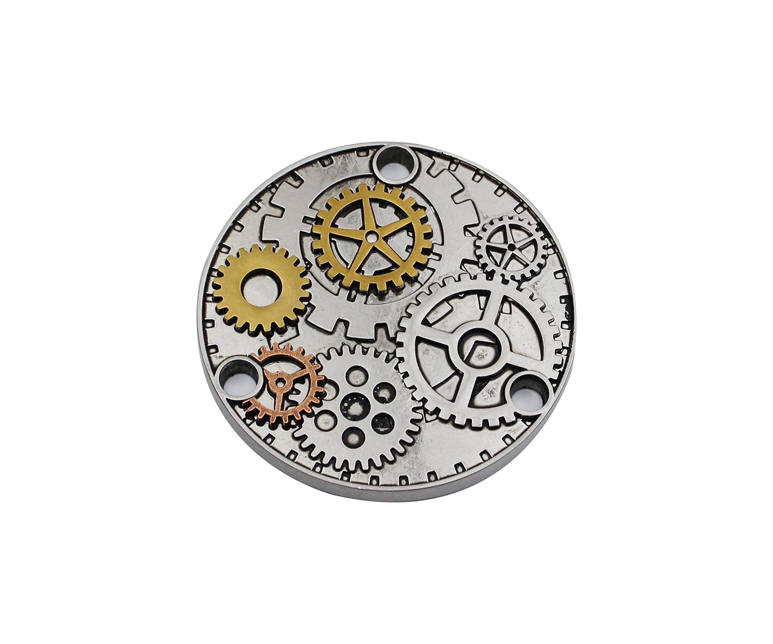 Guyker Guitar Back Cover Gear pattern Metal Toggle Switch for LP style Guitar