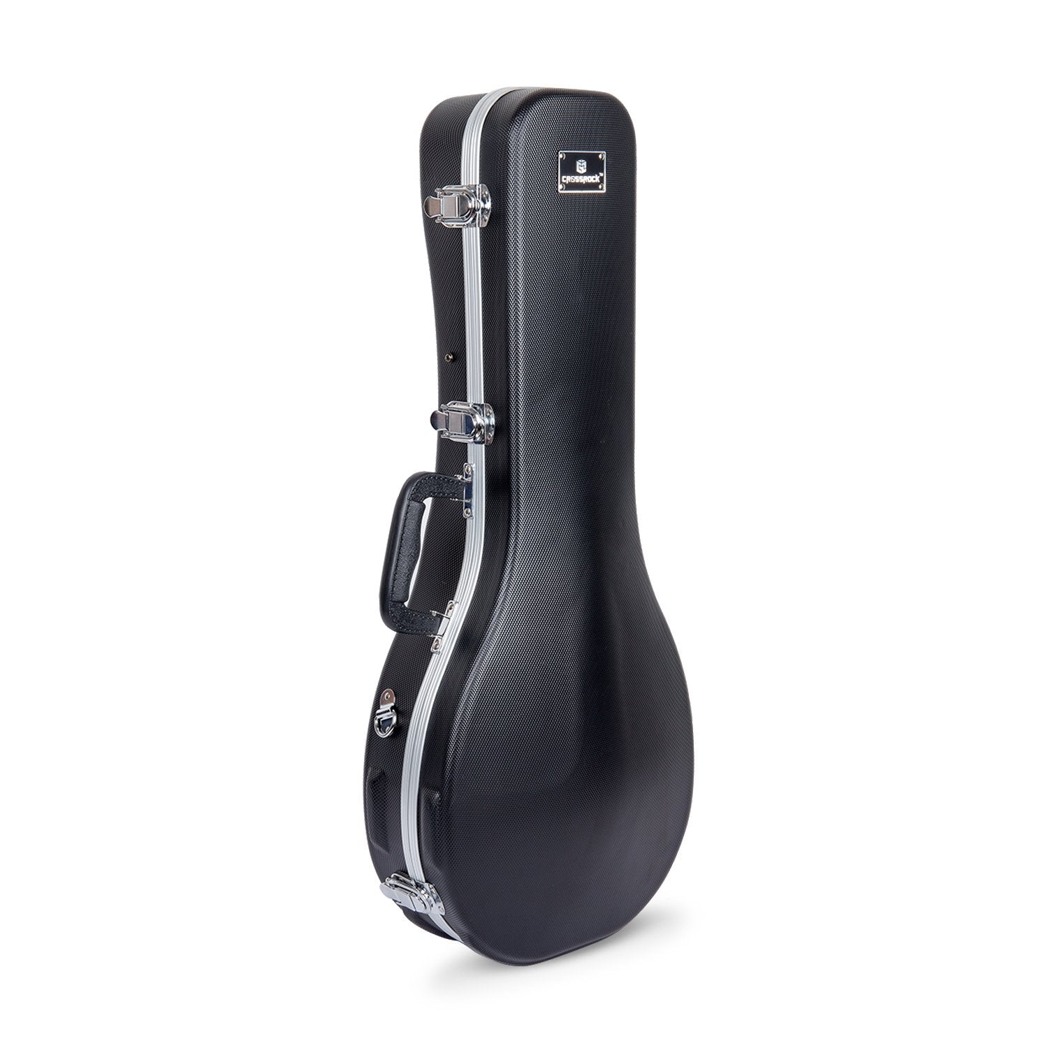 Crossrock, ABS Molded Style Mandolin Hard Shell Case, Black (CRA861MABK)