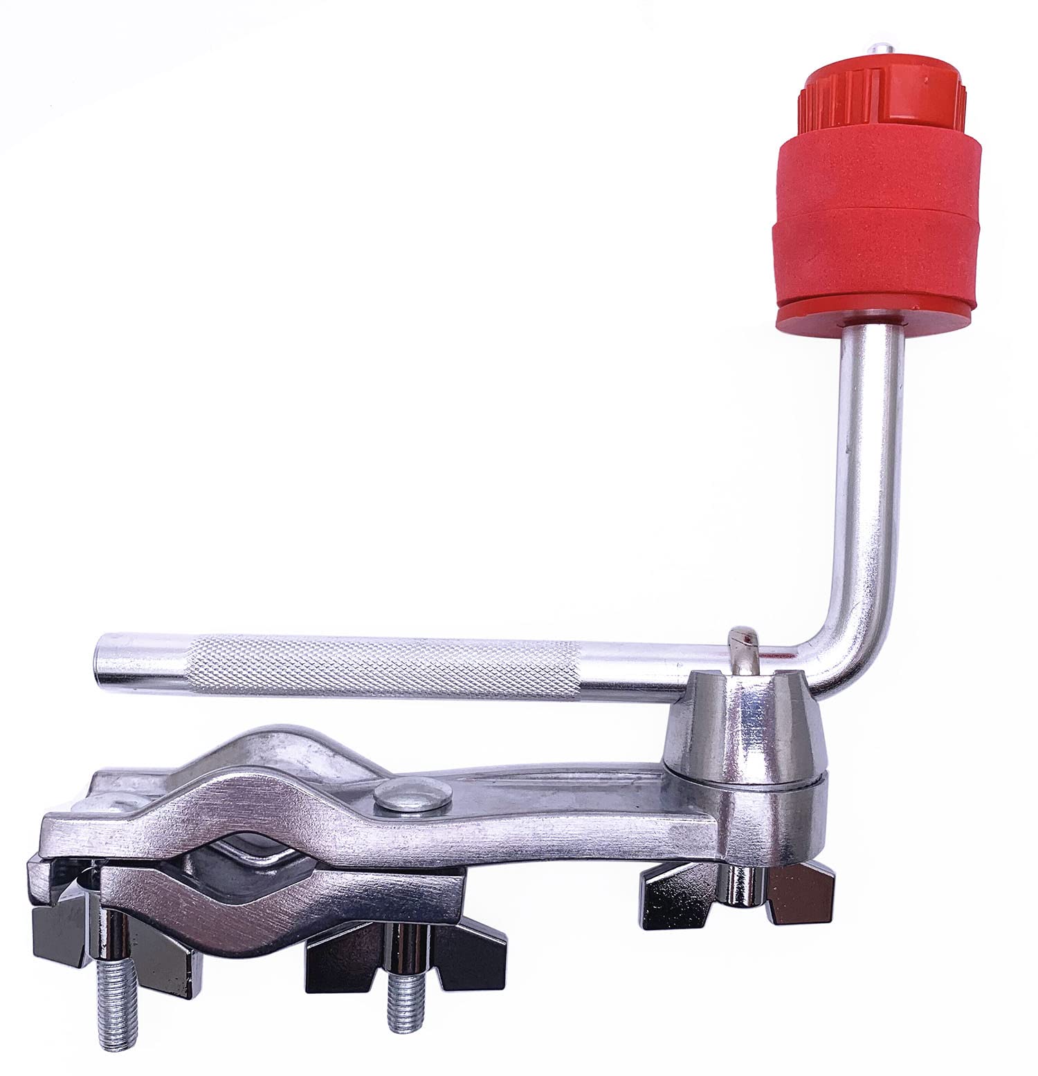 TUOREN Cymbal L-Arm Rod with Bracket Holder Extension Arm Attachment, Cymbal Boom Arm with Cymbal Stand Clamp for Drum Set Acces