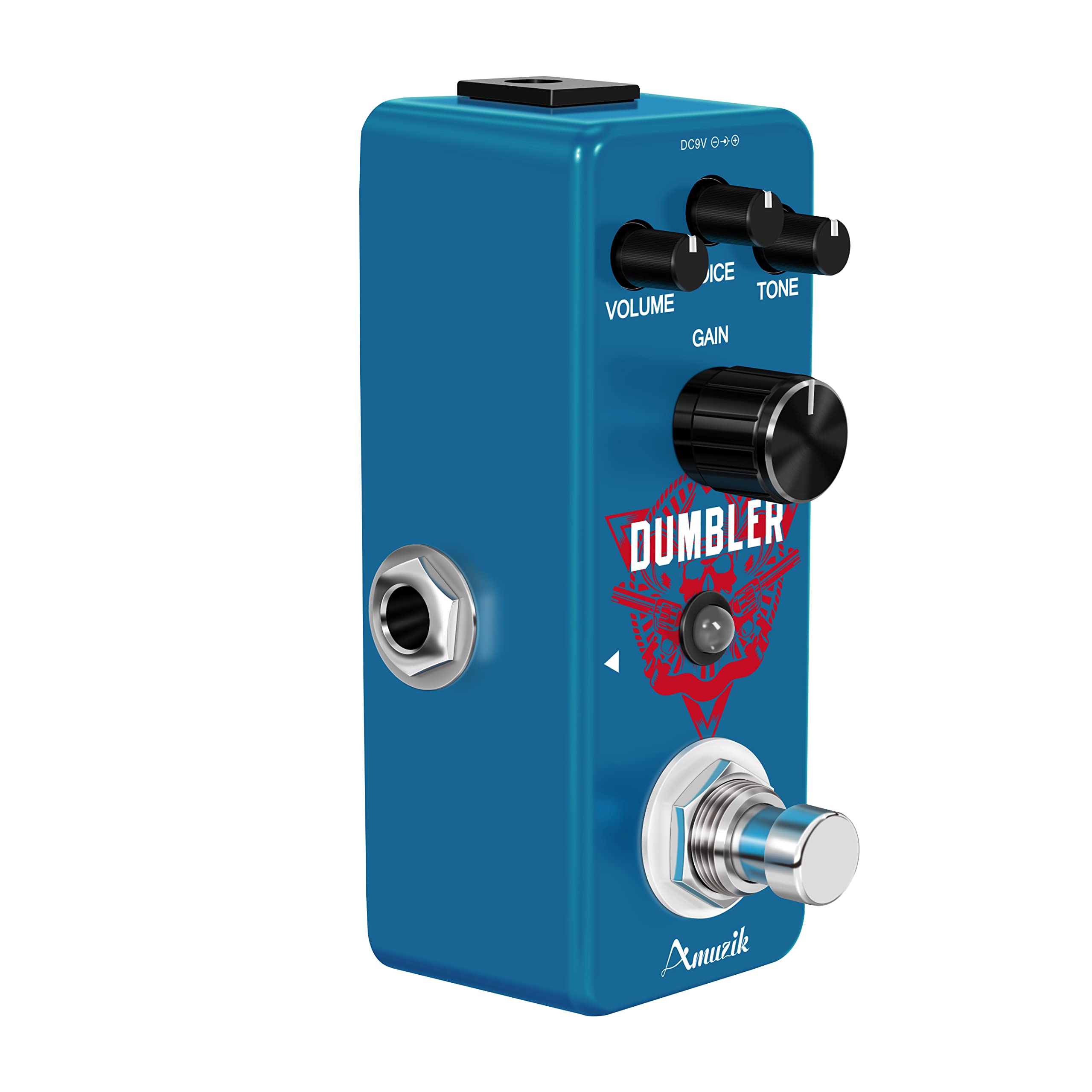 Amuzik Guitar Dumbler Effect Pedal for Electric Guitar Analog Dumbler Effects Pedals with Amp simulator Effect Overdrive Pedals