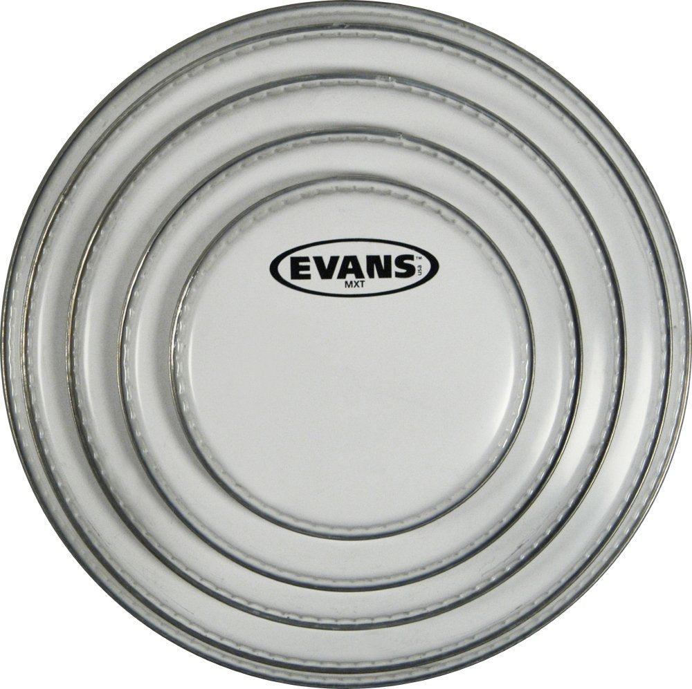 Evans MX White Marching Tenor Drum Head, 12 Inch