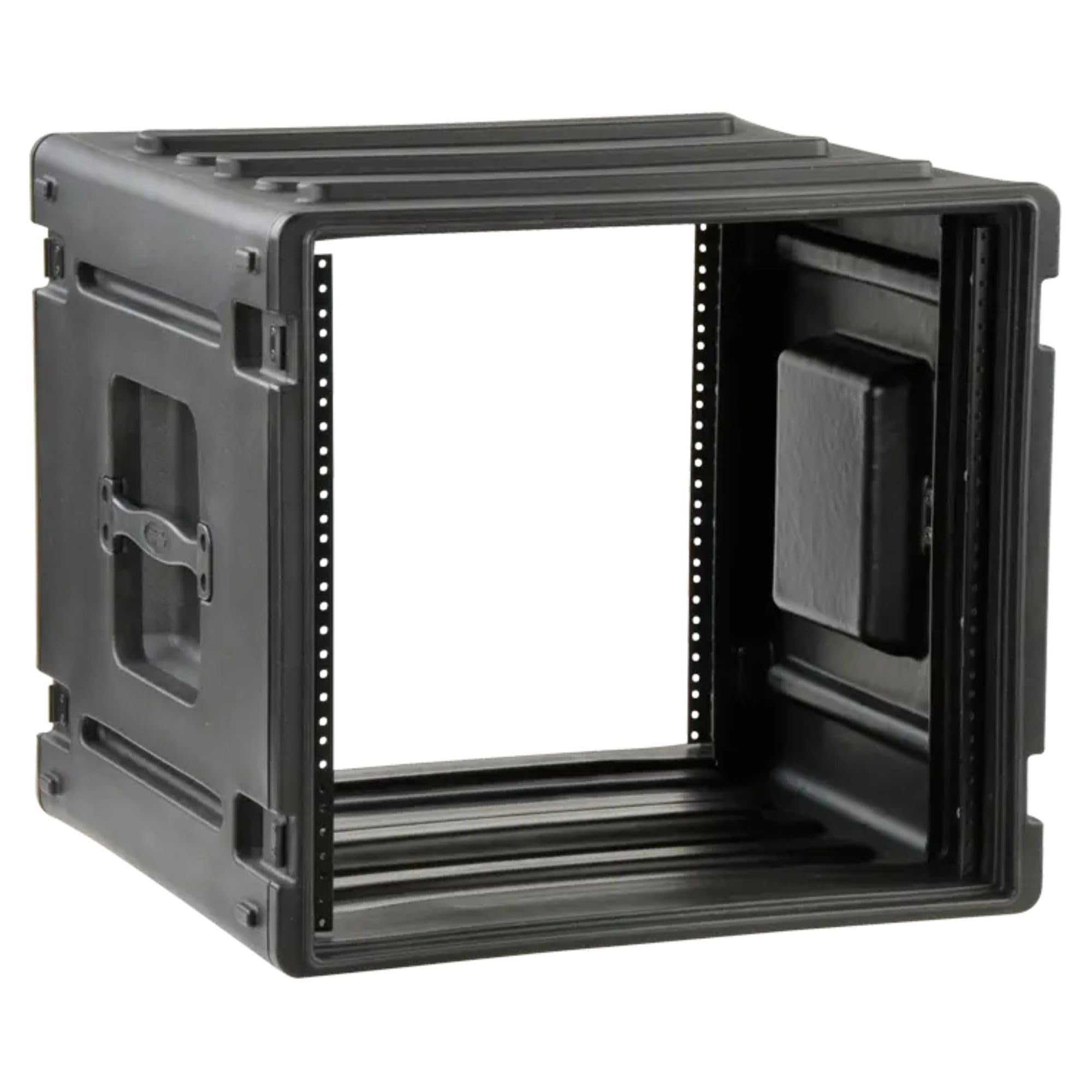 SKB 10U Roto Rack Case - Durable Polyethylene Gear Protector, Stackable, Waterproof with Twist Latches & Rubber Feet for Musicia