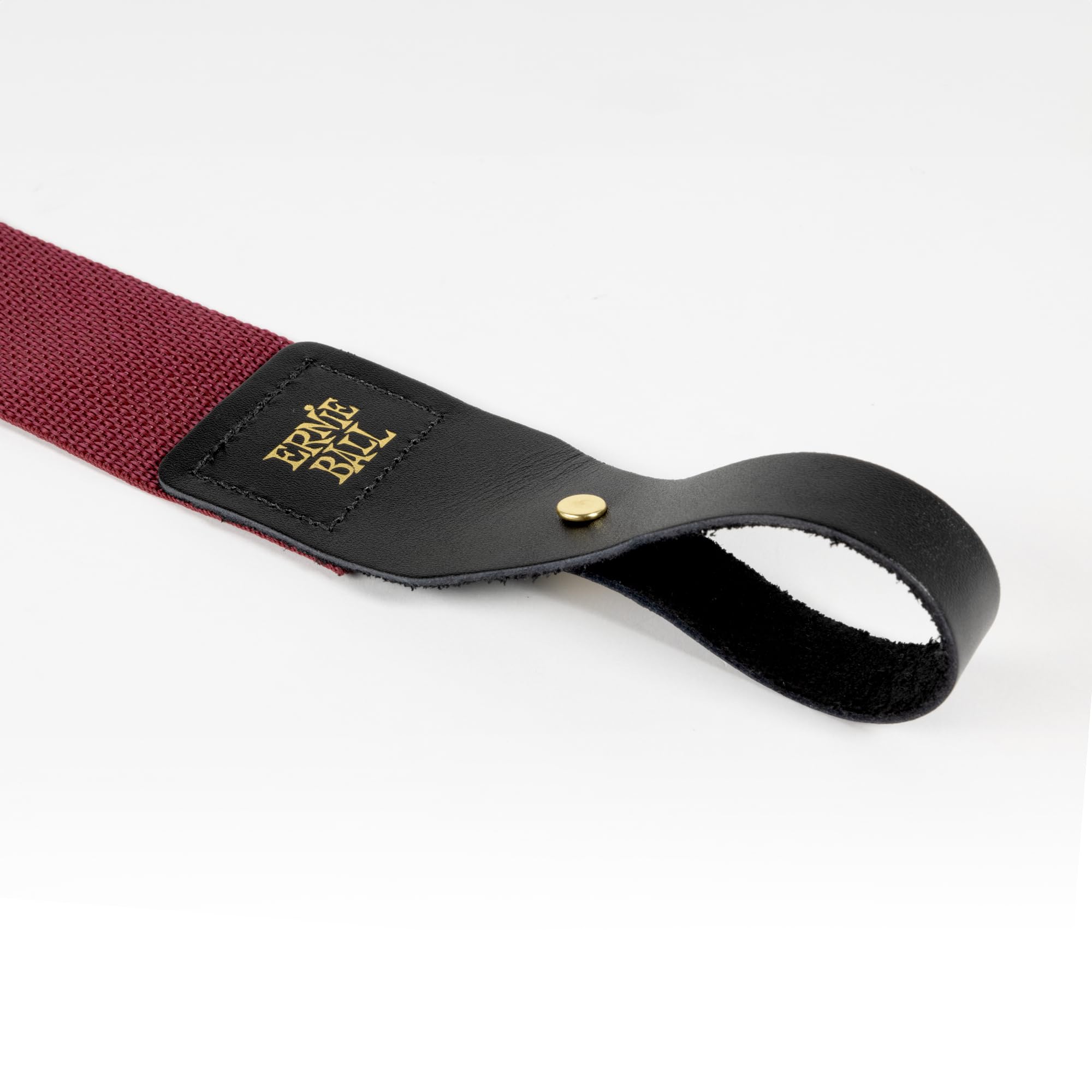 Ernie Ball Polypro Acoustic Guitar Strap - Burgundy (P05367)