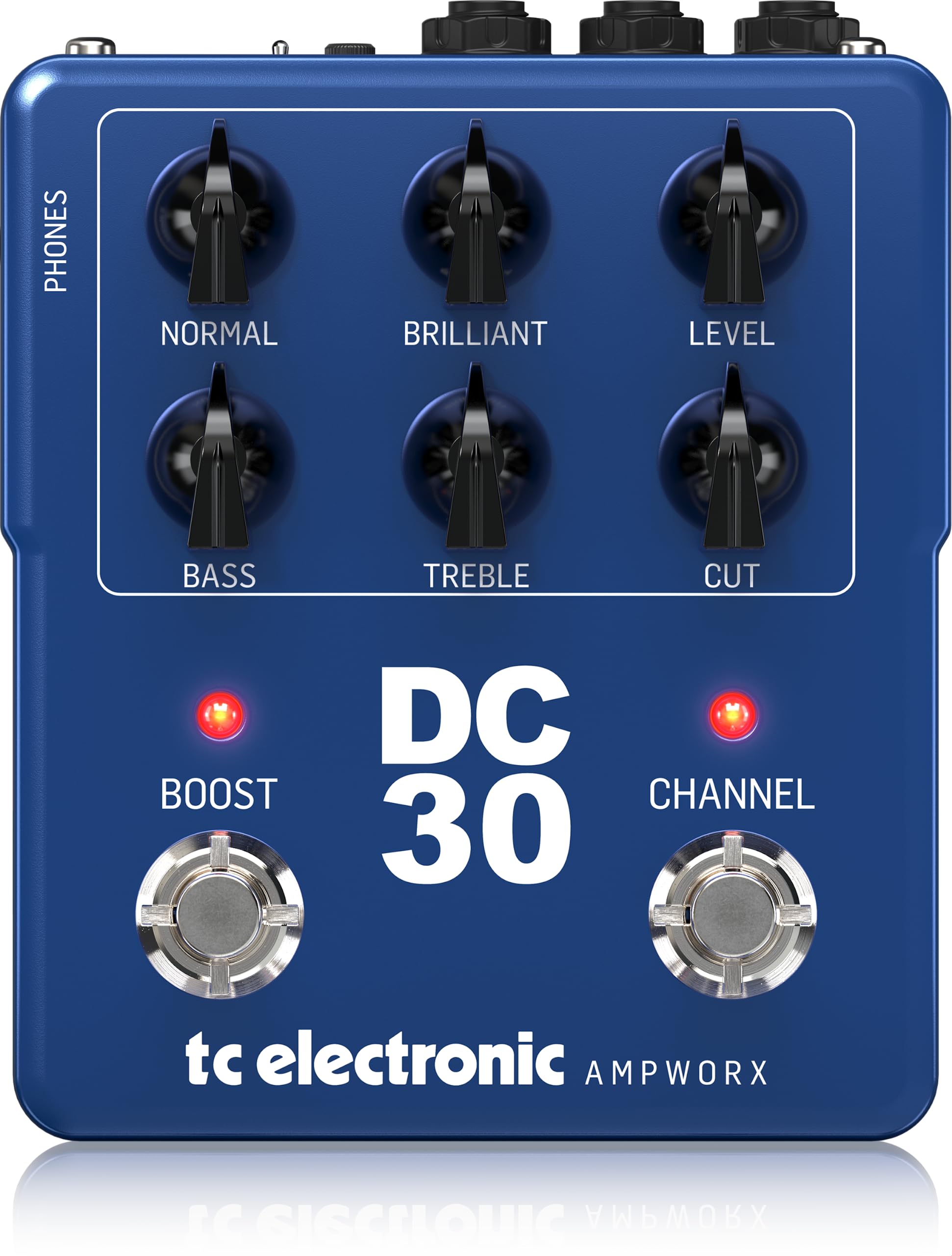 TC Electronic DC30 PREAMP Guitar Pedal | Dual-Channel Guitar Preamp with Independent Channel Controls, Pre/Post Boost & Dedicate