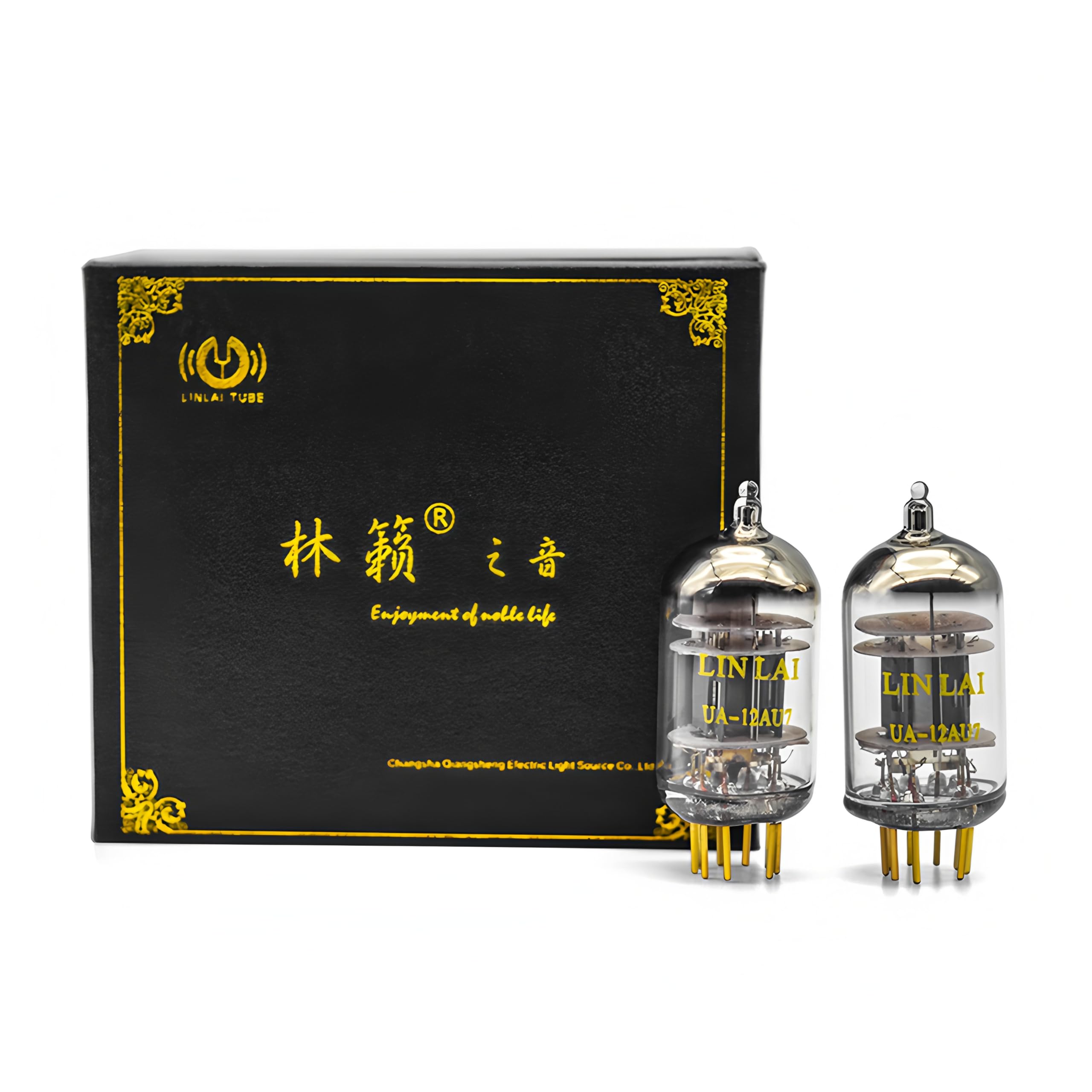 Matched Pair Golden LinLai UA-12AU7 ECC82 Vacuum Tube Amplifier Classic Upgrade Version With Original Gift Box