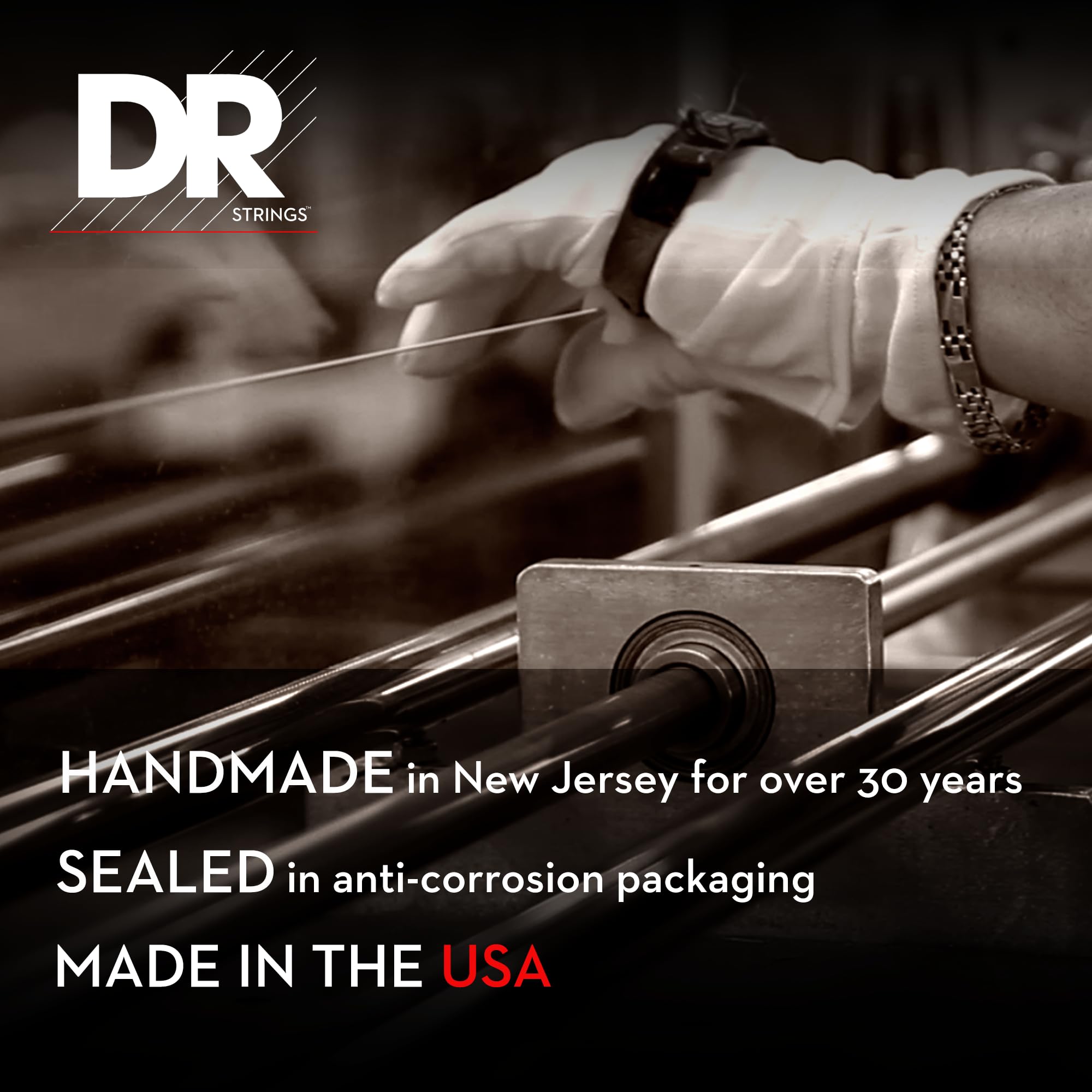 DR Strings PURE BLUES Bass Guitar Strings (PB6-30)