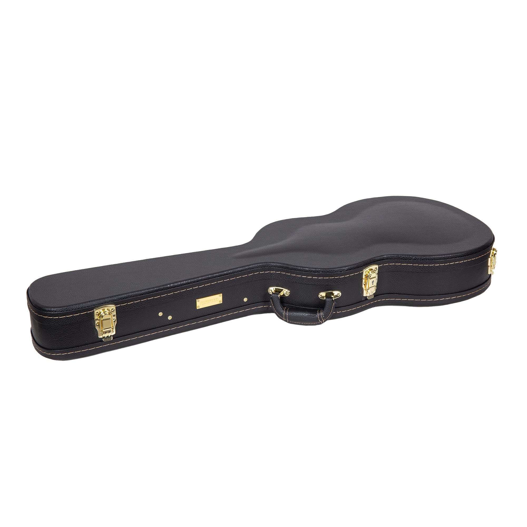 Crossrock Electric Guitar Case for PRS SE Series Hollowbody Guitars, Right-hand, Black (CRW620JA14BK)