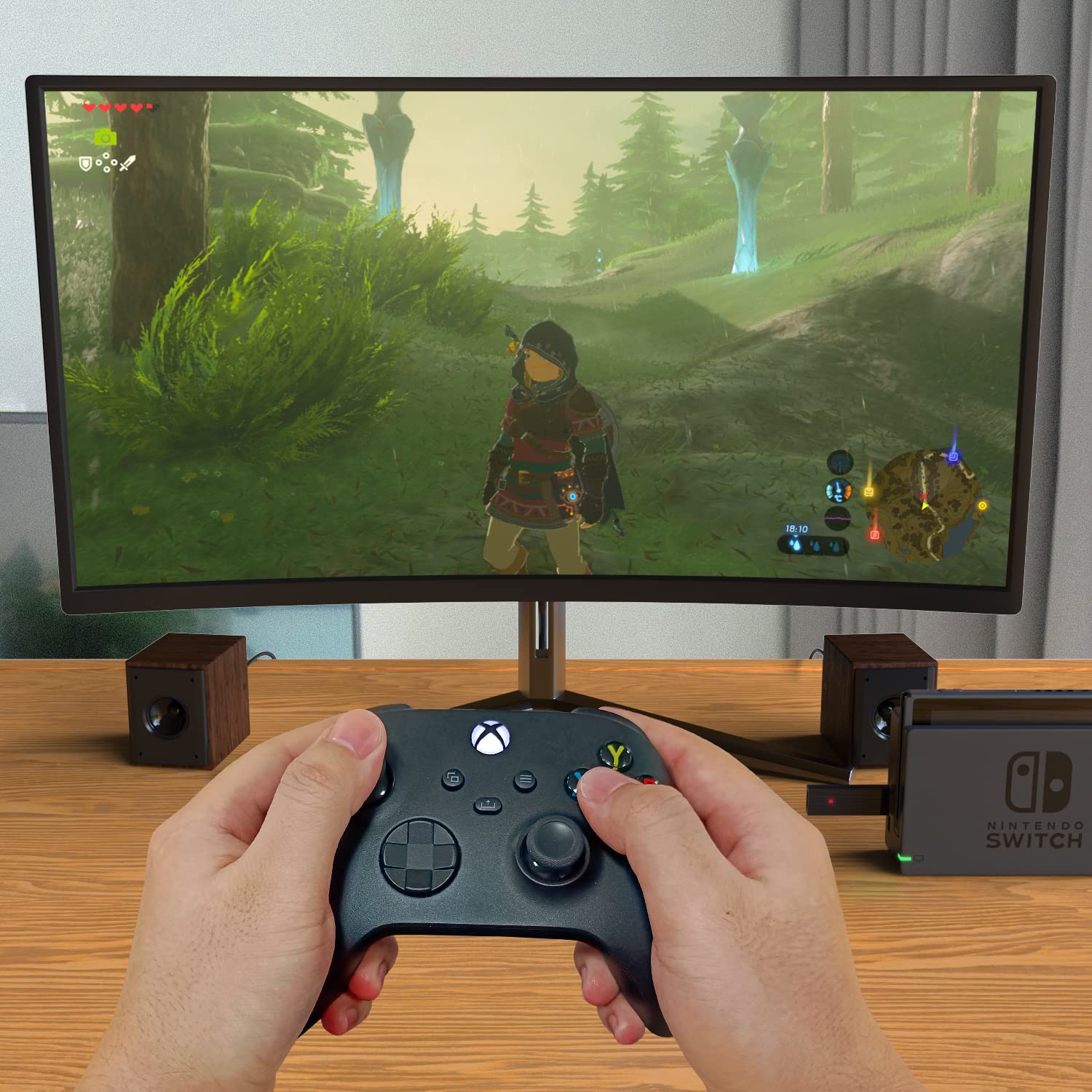 MAYFLASH Magic NS 2 Wireless Bluetooth USB Adapter for Switch/Switch OLED, Steam Deck, Windows, Raspberry Pi, Compatible with Xb