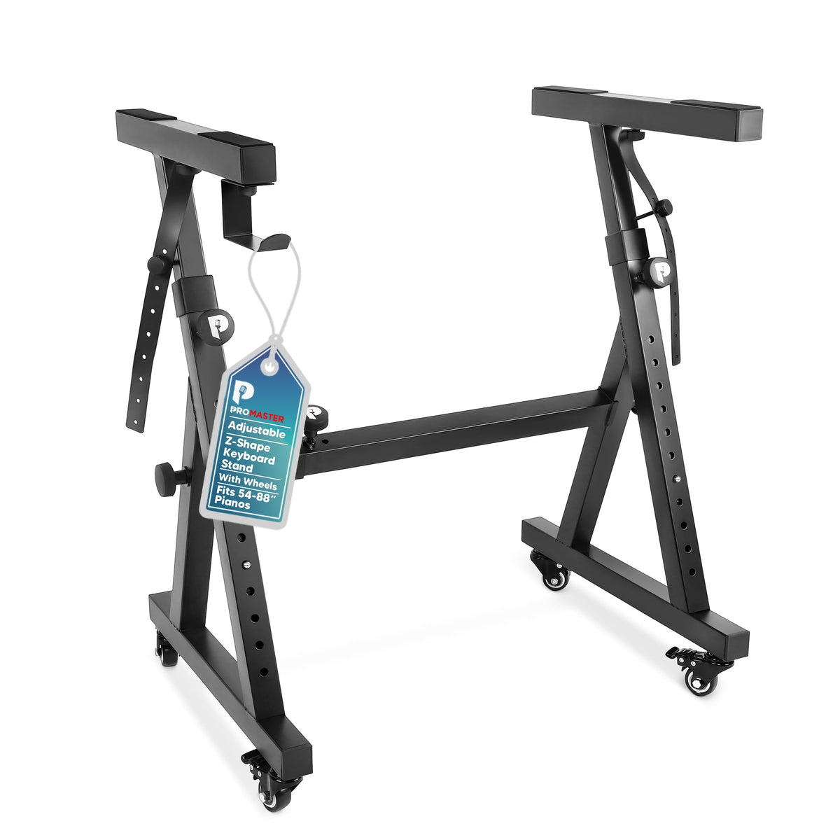 ThePromaster Z-Design Keyboard Stand - 20-34 Inches Adjustable, Portab ...