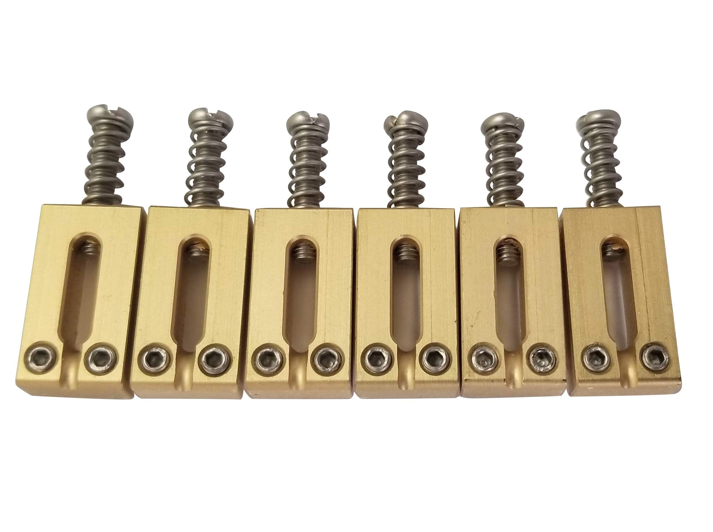 Guitar Bridge Saddles Solid Brass 10.80Mm For Fender Stratocaster Or Telecaster