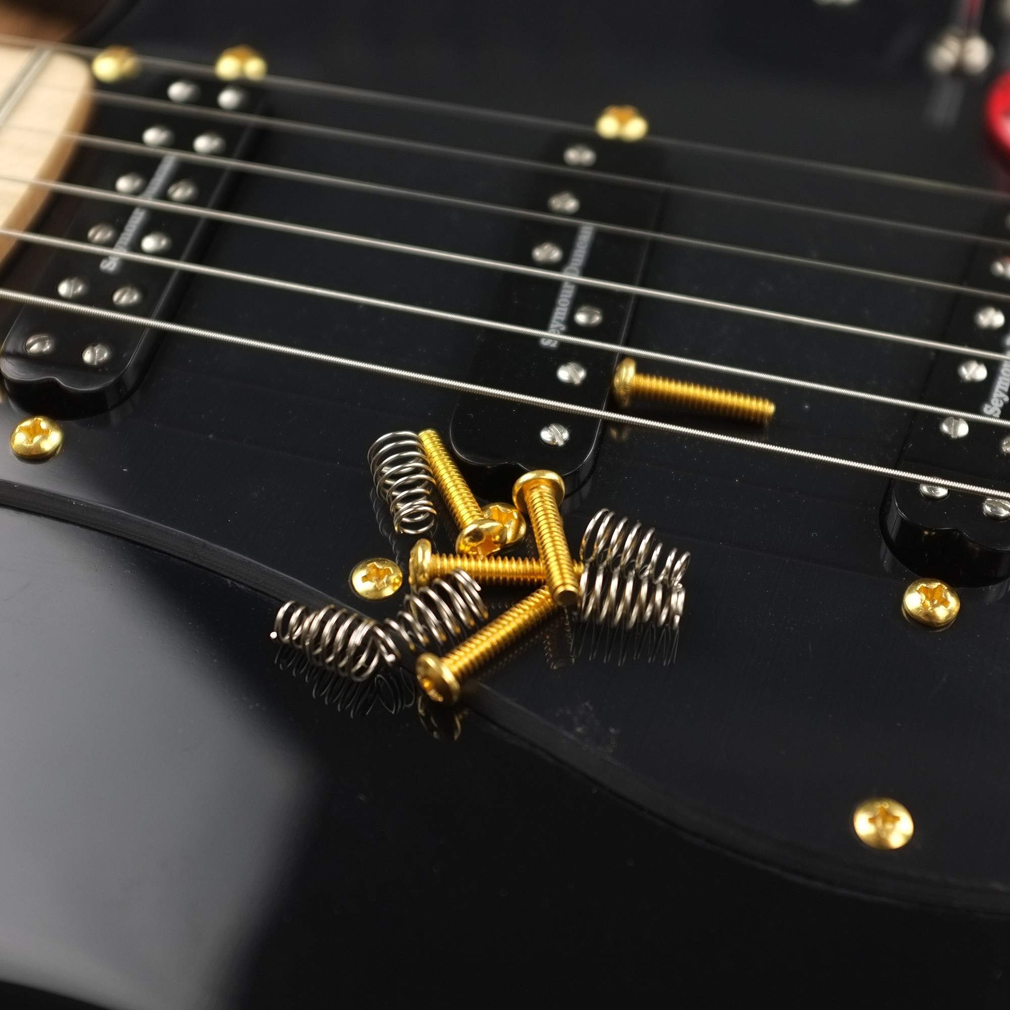 MAKA Guitar Screw Kit Assortment Box Kit for Electric Guitar Bridge, Pickup, Pickguard, Tuner, Switch, Neck Plate, with Springs,