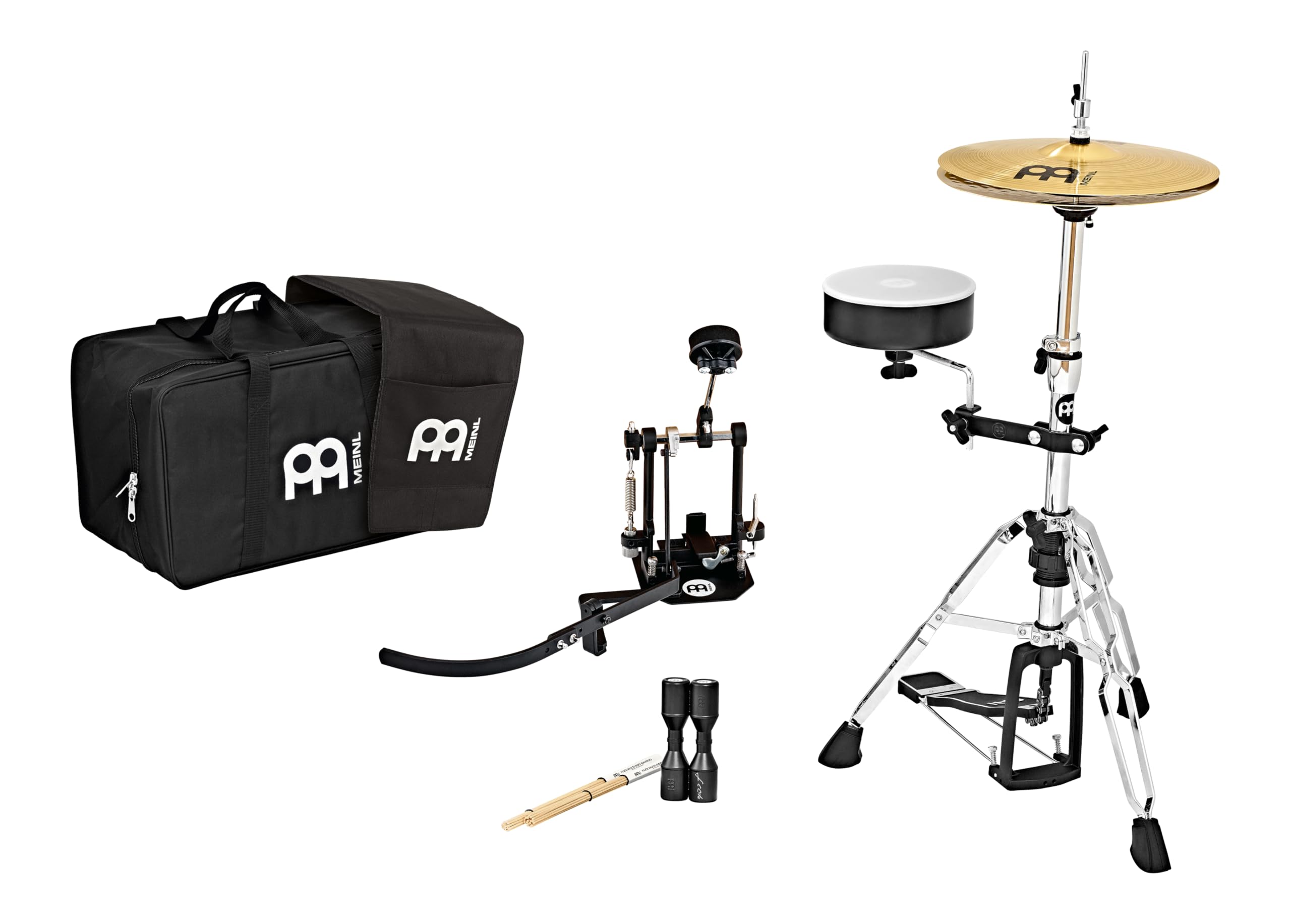 Meinl Percussion Cajon Drum Set Conversion Kit For Acoustic Performances, 9 Pieces (CAJ-KIT)