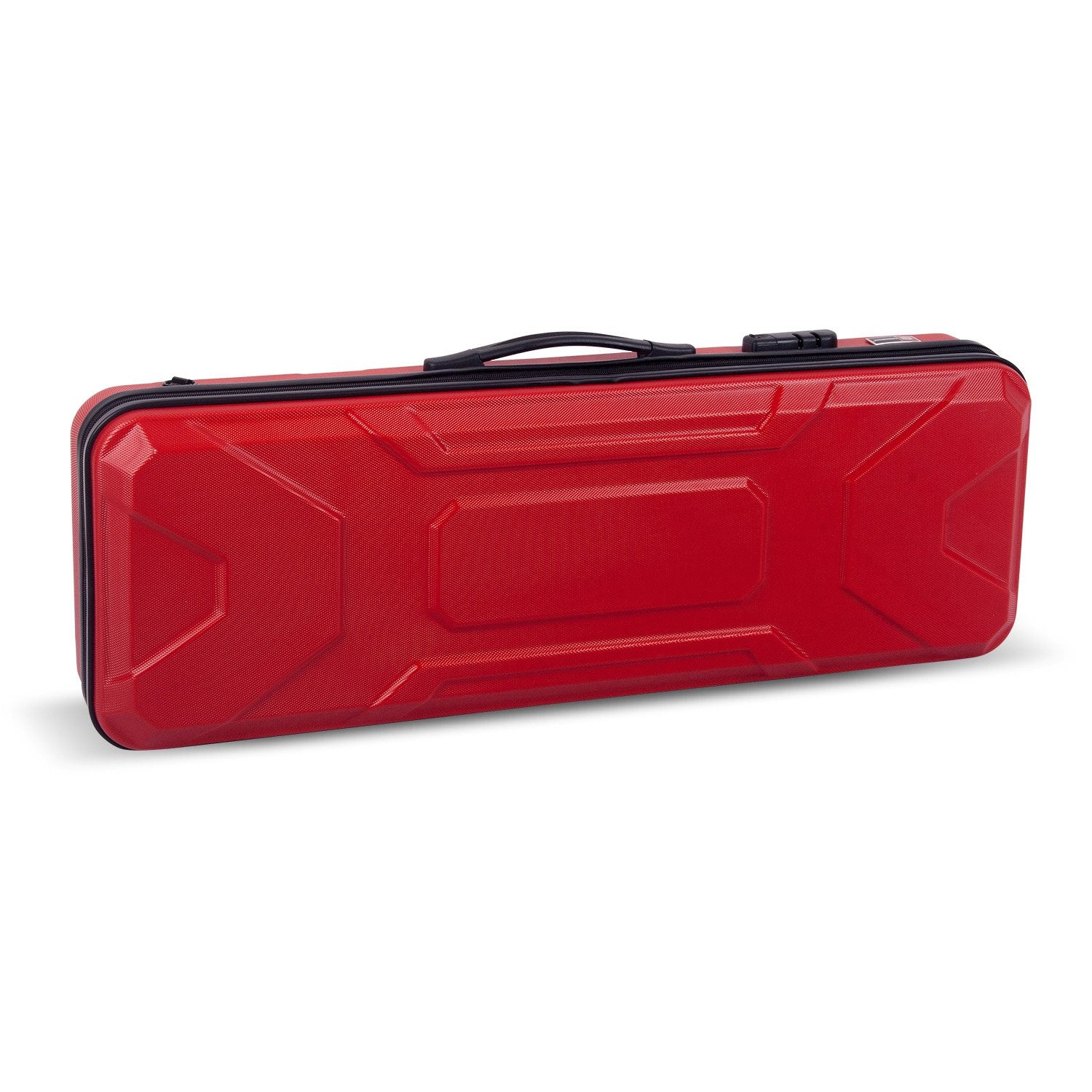 Crossrock CRA400VFRD 4/4 Full Size Violin Case, Zippered ABS Molded Backpack Style in Red