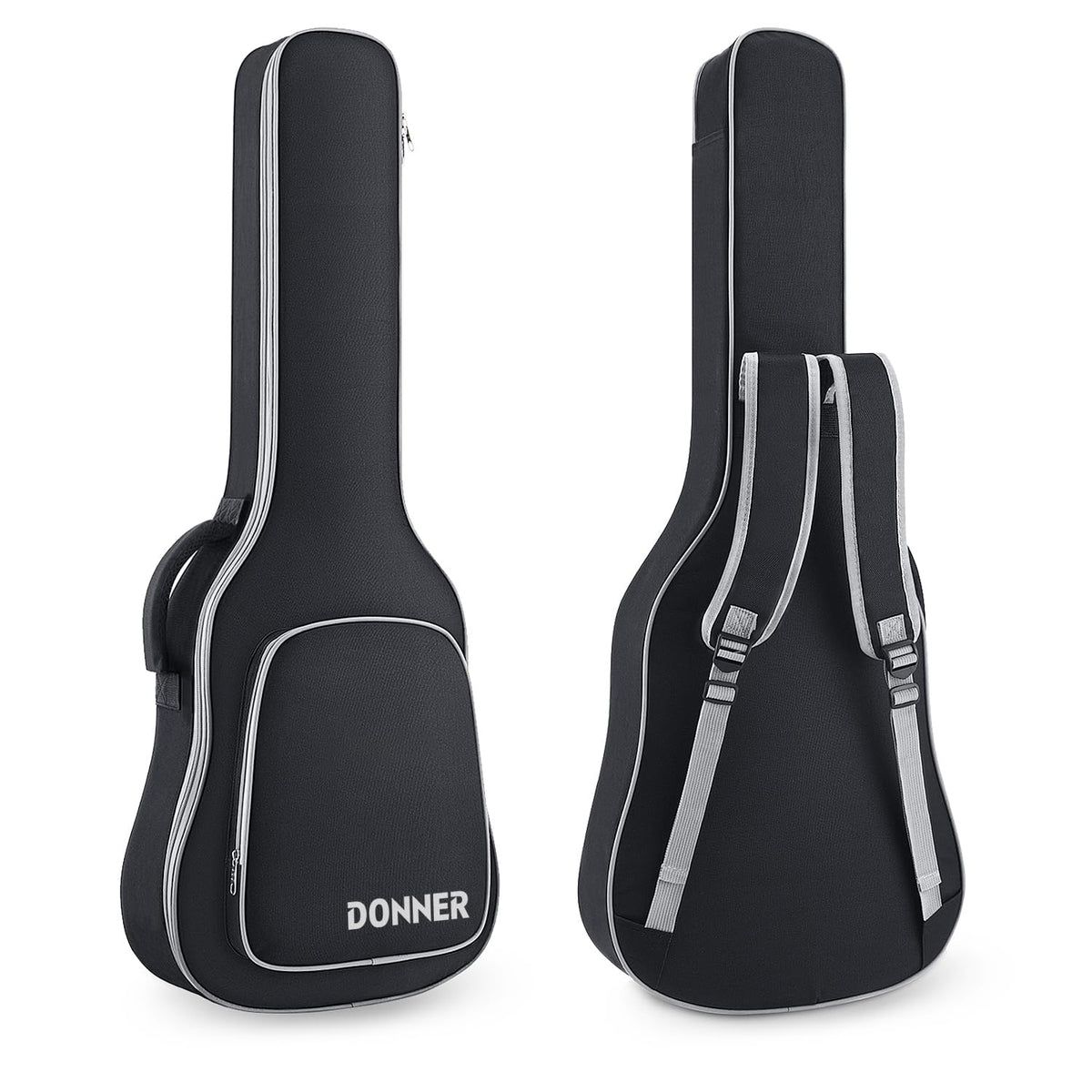 Donner 39 Inch Electric Guitar Case, 5Mm Thick Padding Sponge 600D Ripstop Waterproof Nylon Soft Electric Guitar Bag With Dual A