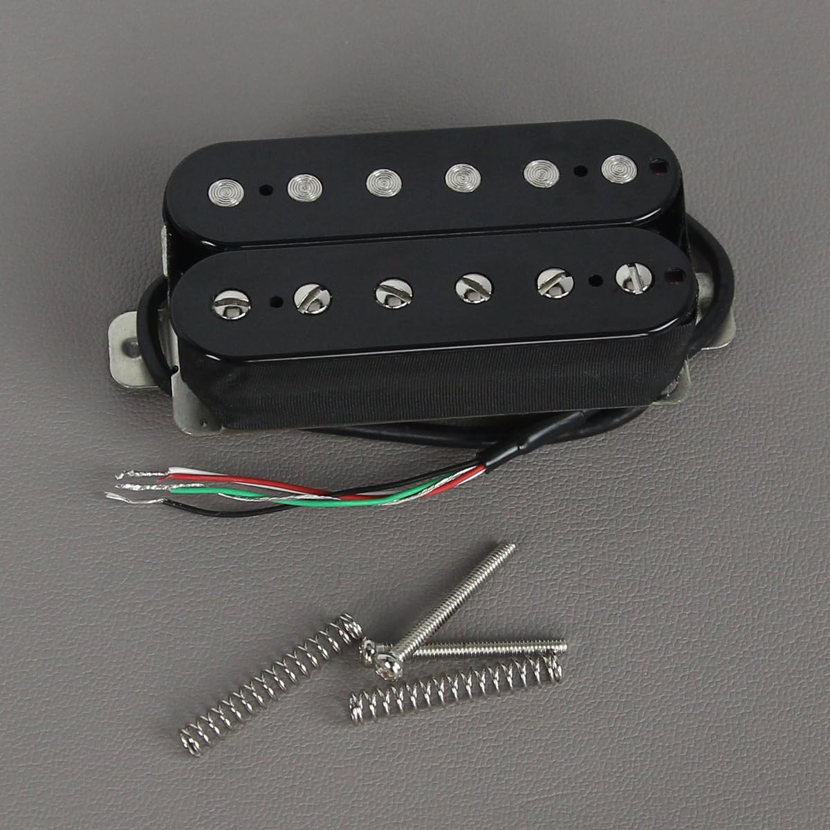 FLEOR Electric Guitar Pickup Double Coil Humbucker Pickups 52mm Ceramic Bridge Pickup-Black
