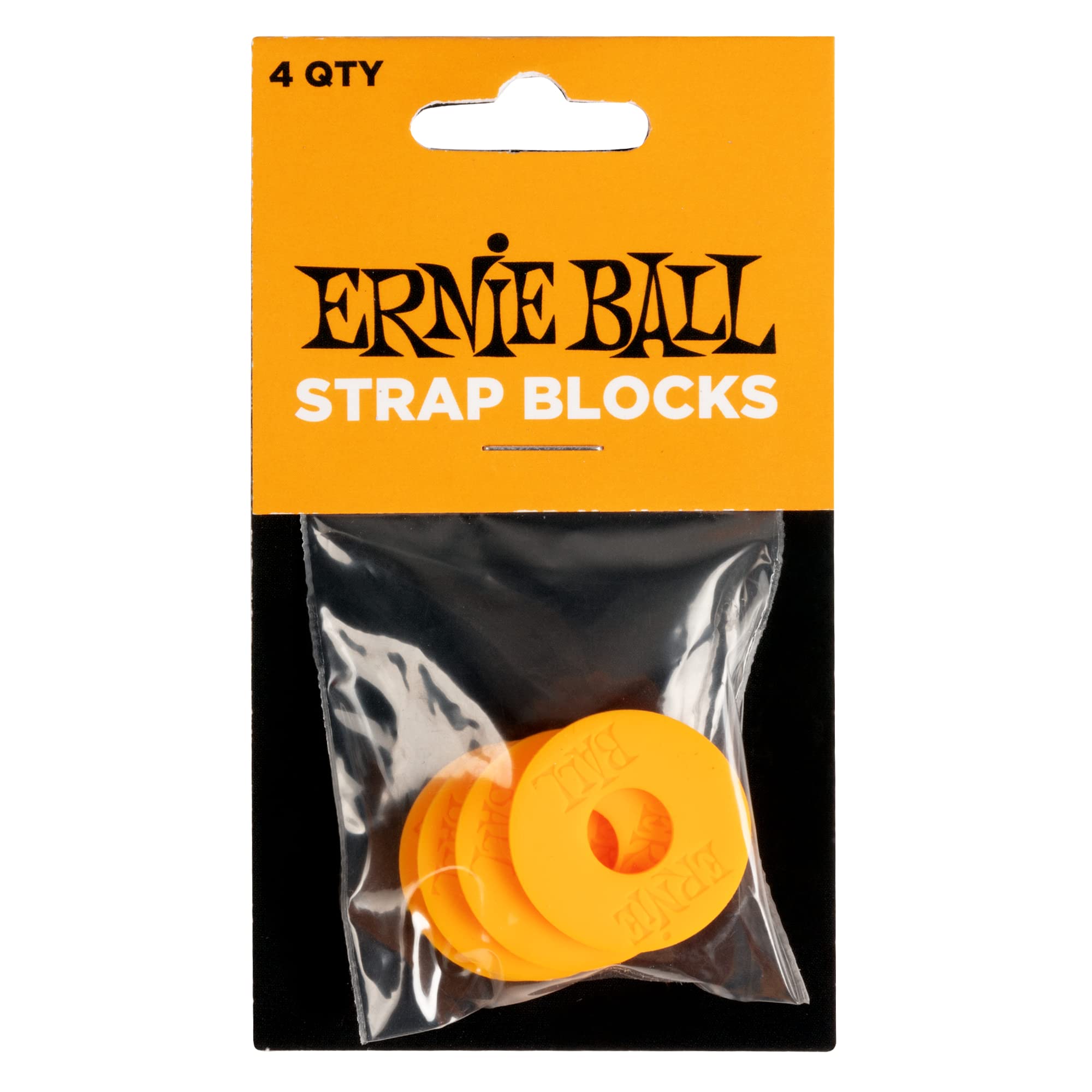 Ernie Ball Strap Blocks, Orange (P05621)
