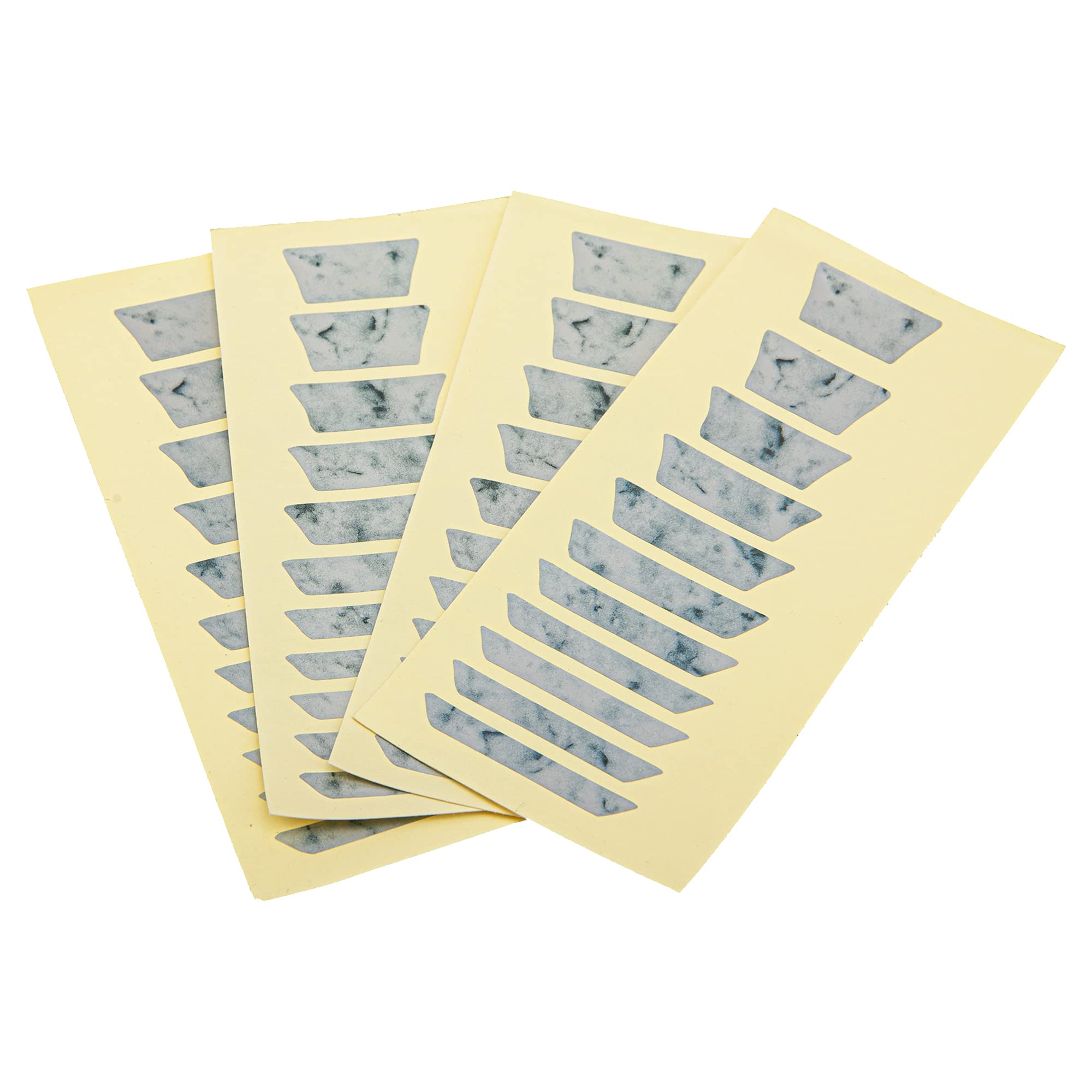 4Set Yootones Guitar Fingerboard Sticker Professional Folk Inlay Decal Ultra Thin Fretboard Sticker for Beginner Learner Practic