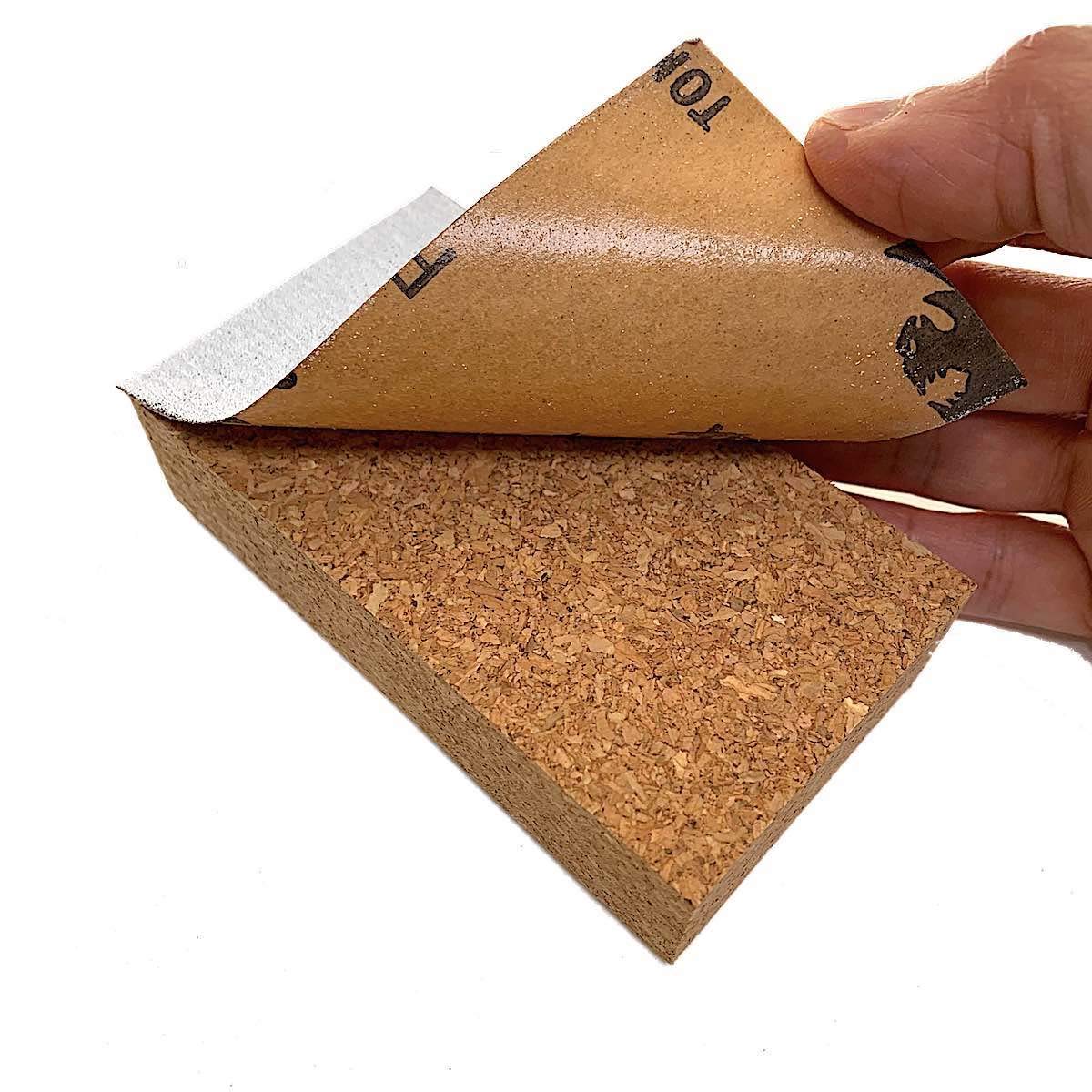 Guitar Tools International Flat Beveled Cork Sanding Block- Guitar Luthiers - LCBS2