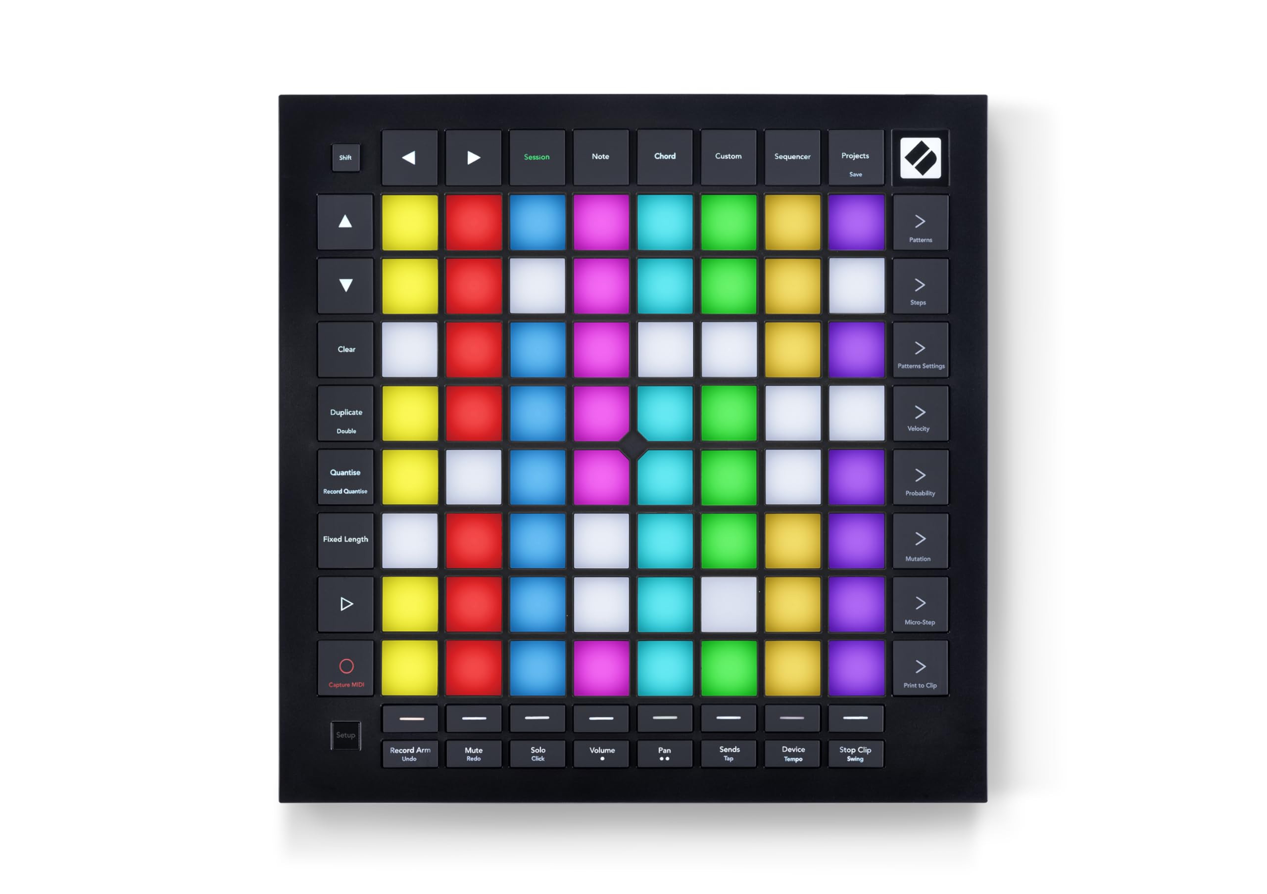 Novation Launchpad Pro MK3, MIDI 64-Grid Controller and Sequencer for Ableton Live, Logic Pro and Hardware, 64 Sensitive RGB Pad