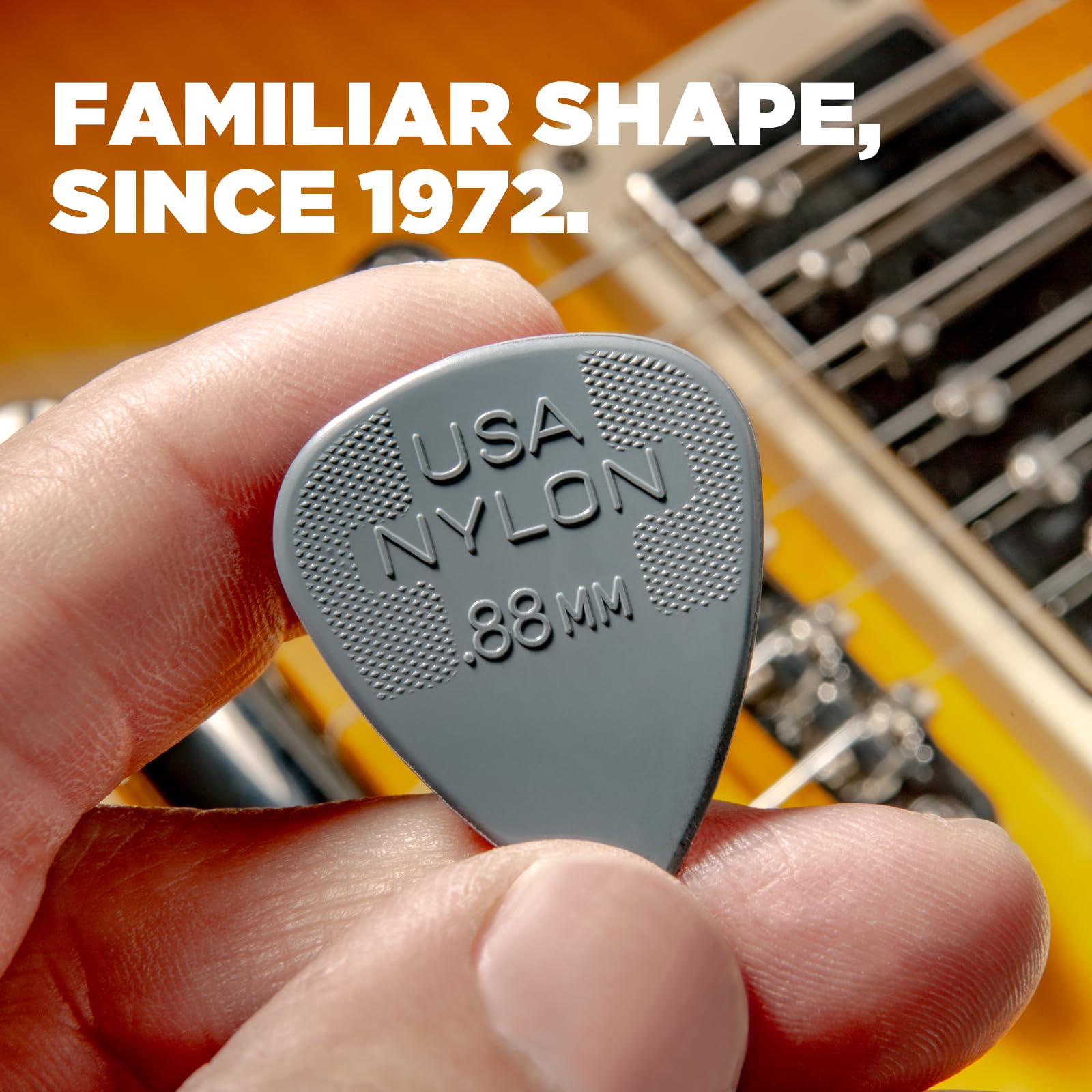 JIM DUNLOP 44P100 1.0mm Nylon Standard Guitar Picks, 12-Pack