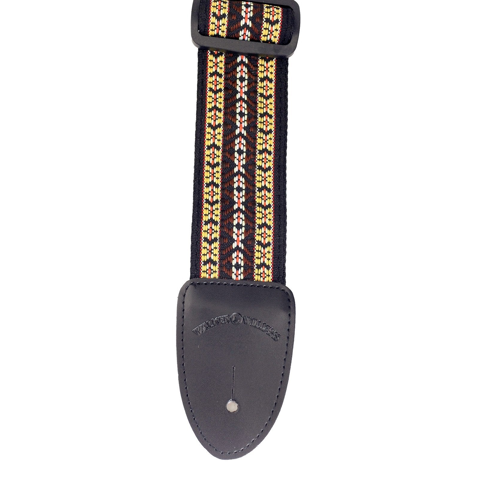 Walker & Williams H-24 60's Style Hootenanny Tapestry Woven Guitar Strap
