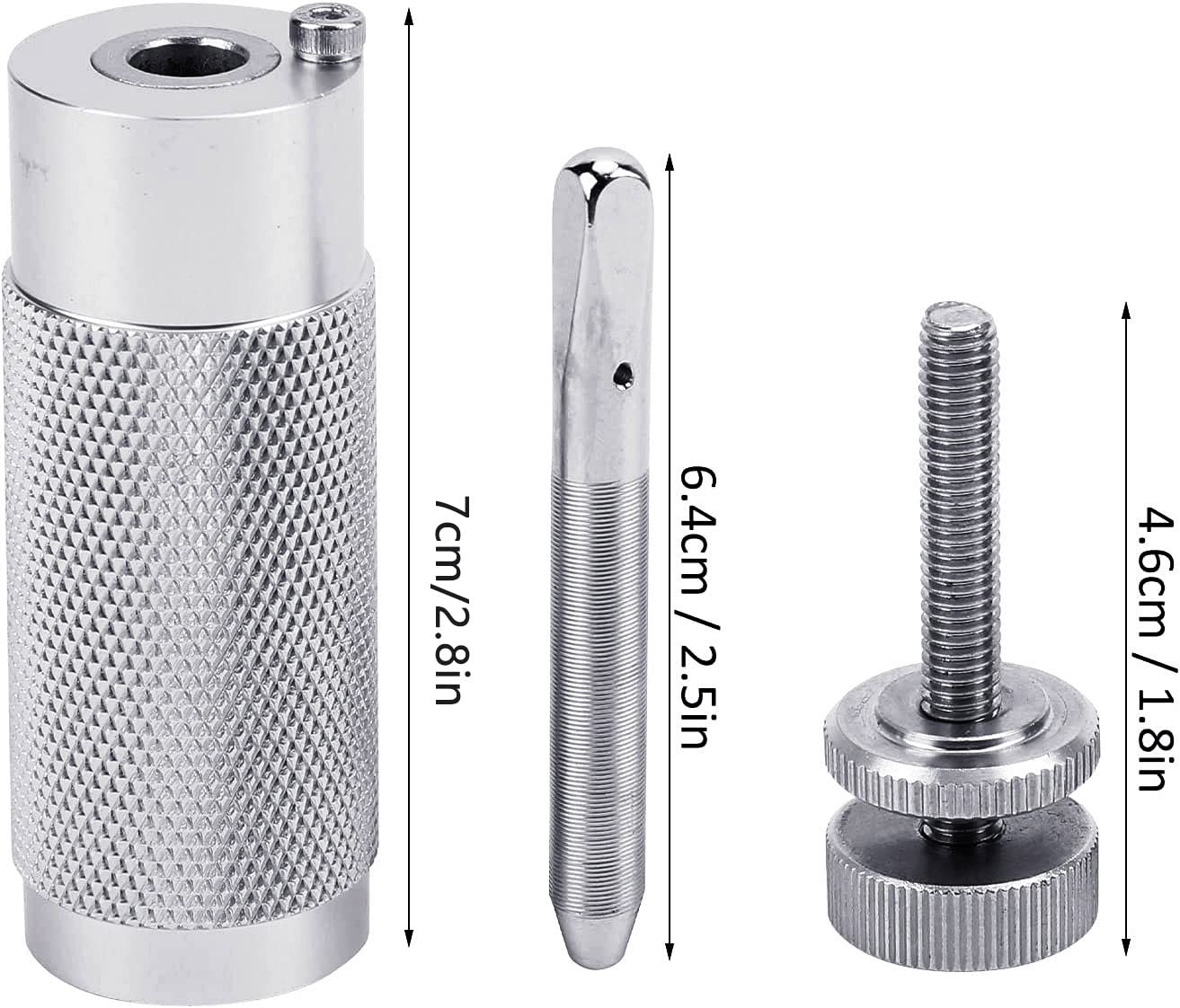 TUOREN Piano Tuning Chord Change String Winder Piano Accessories Tuning Around 3-Circle Semi Silver