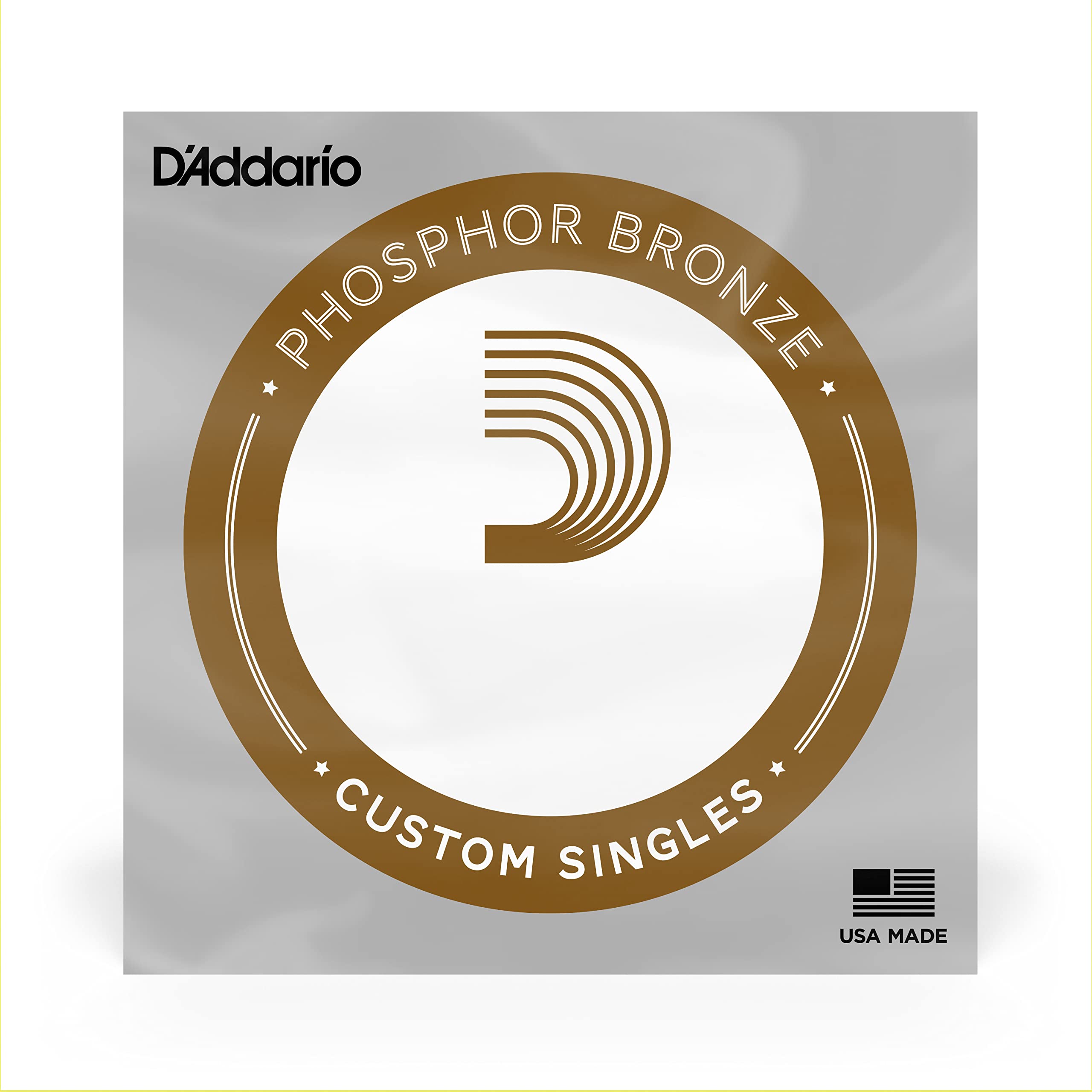 D'Addario Pb024 Phosphor Bronze Wound Acoustic Guitar Single String.024