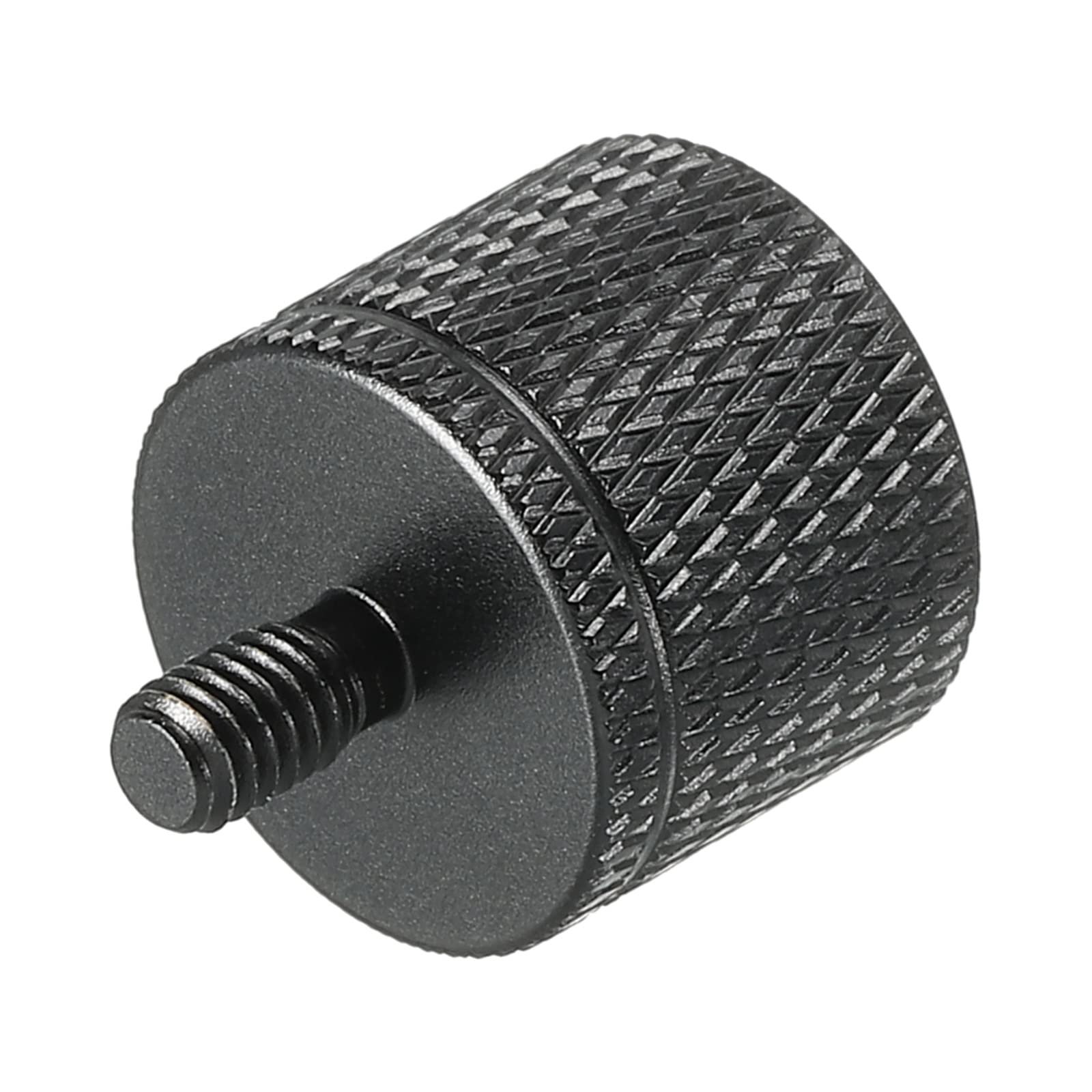 Meccanixity Mic Stand Adapter 1/4 Female To M4 Male Camera Screw Thread Adapter For Microphone Tripod Stand Black