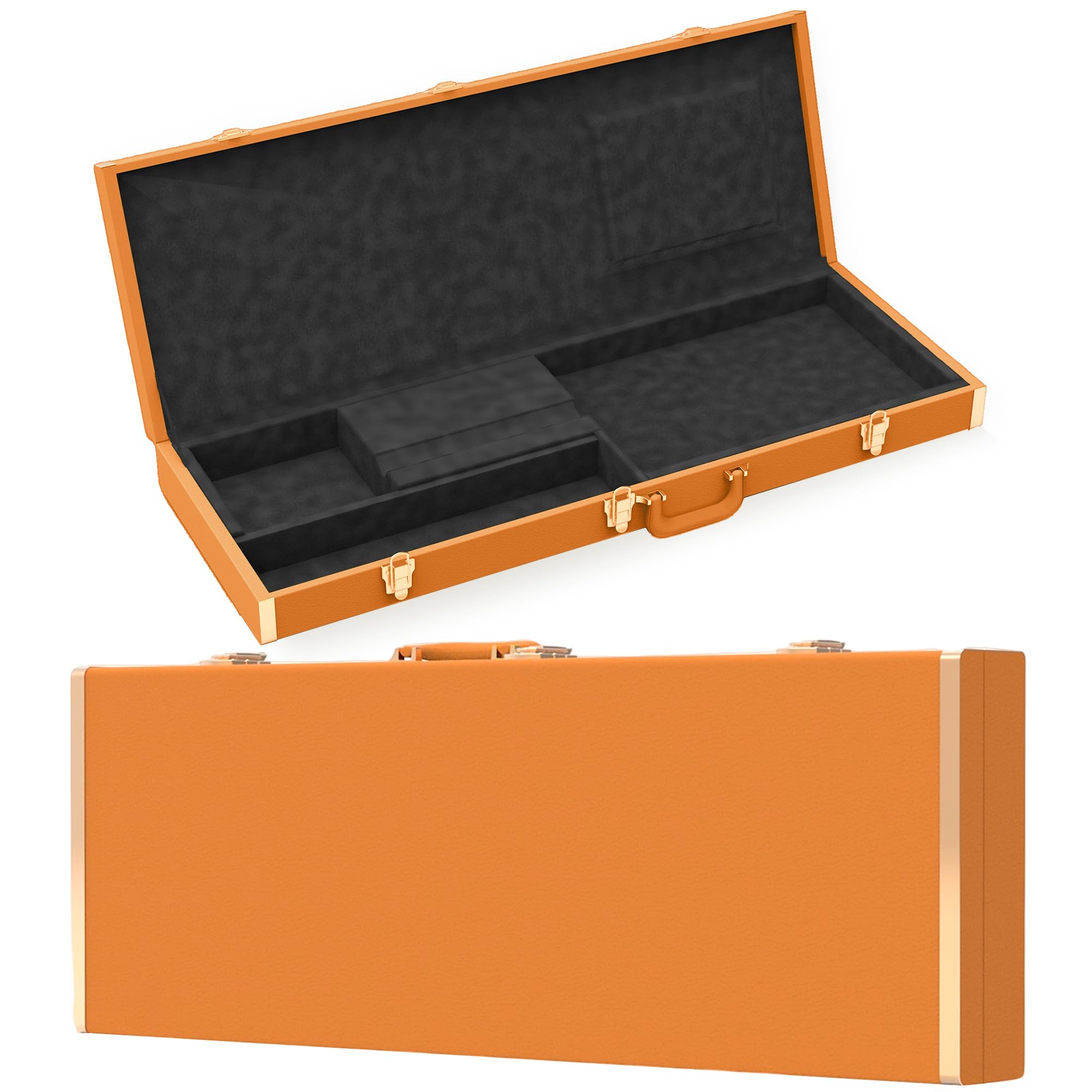 Electric Guitar Hard Case Shell Case With Lock For Square Electric Guitar 39In Electric Guitars Hard-Shell Protective Carrying C