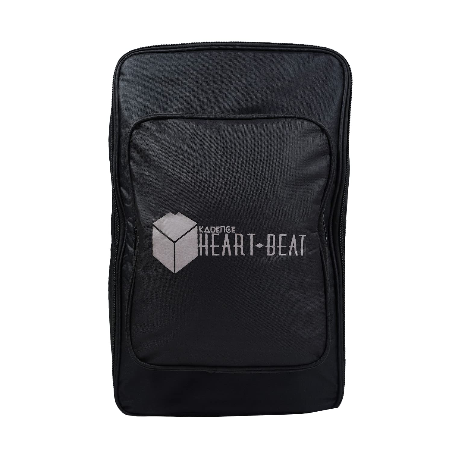 Kadence Heart Beat Standard Cajon Bag Backpack Waterproof Padded Drum Box Soft Case With Handles, Shoulder Strap, Front Pocket, 