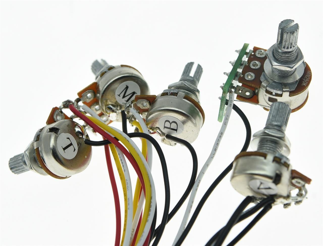 KAISH Pre-wired 3 Band Active & Passive EQ Equalizer Electric Bass Preamp Circuit