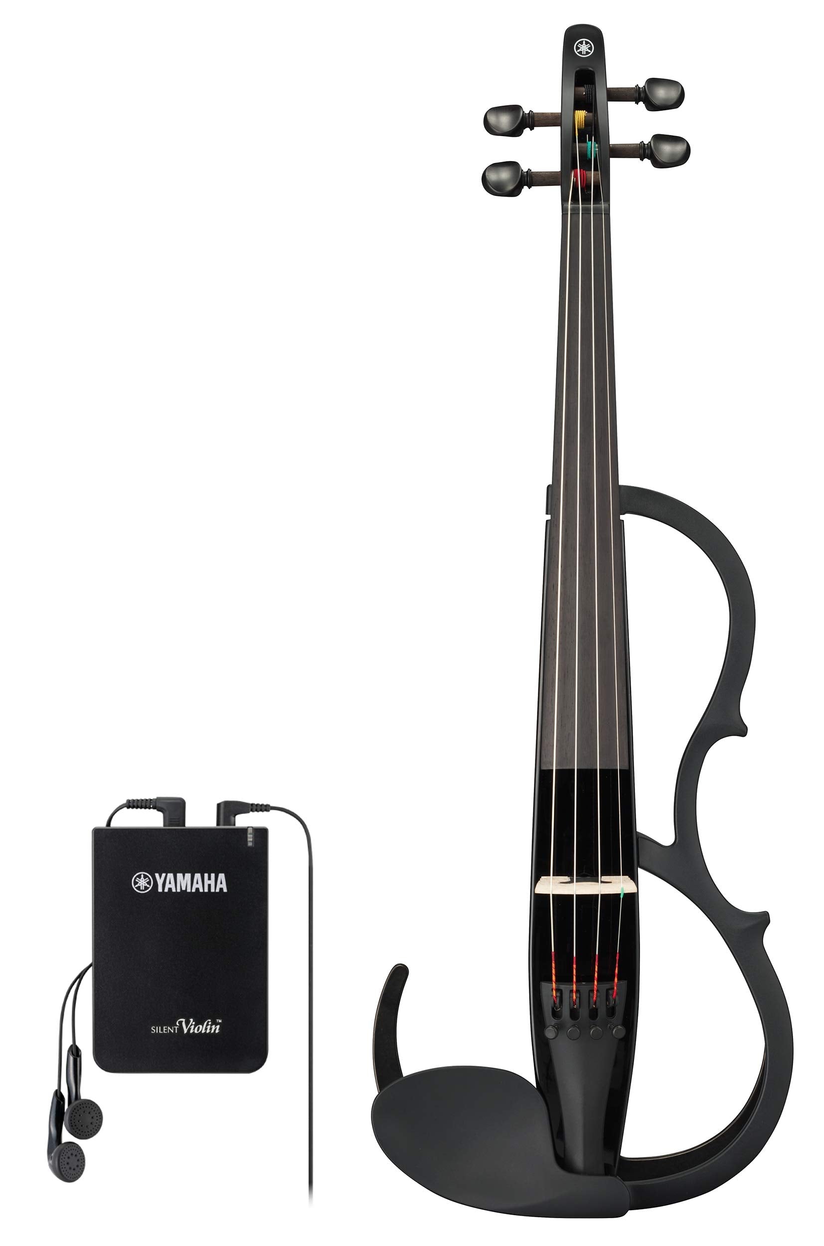 Yamaha Ysv104 Silent Violin  Full-Size, Black, Lightweight And Ergonomic Design, Integrated Silent System, Comfortable Handling,