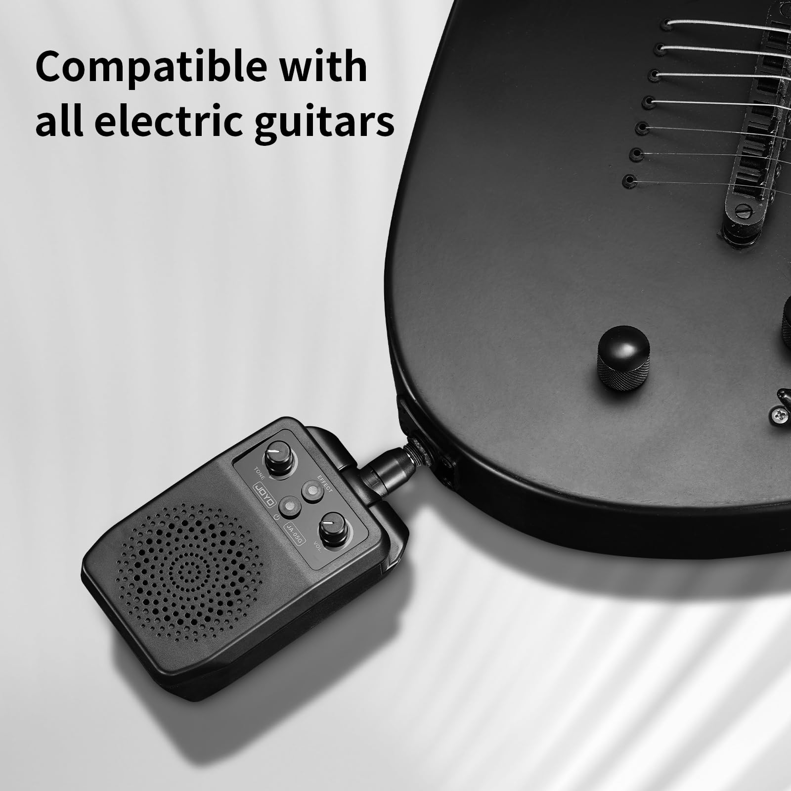 JOYO Mini Guitar Amp 5W Portable Small Electric Guitar Practice Amp Bluetooth Rechargeable Guitar Amplifier Built-in 4 Effects C