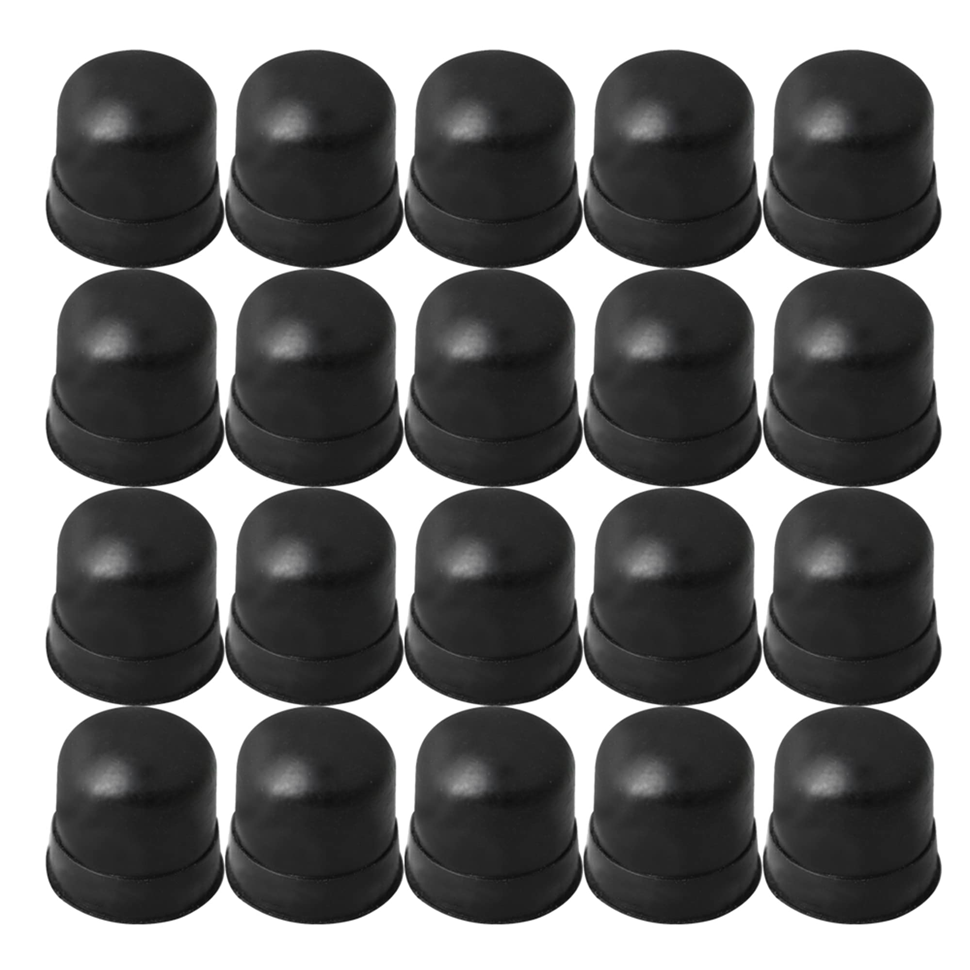11x11mm Black Trombone Slide Rubber End Tip Bumper Pack of 20