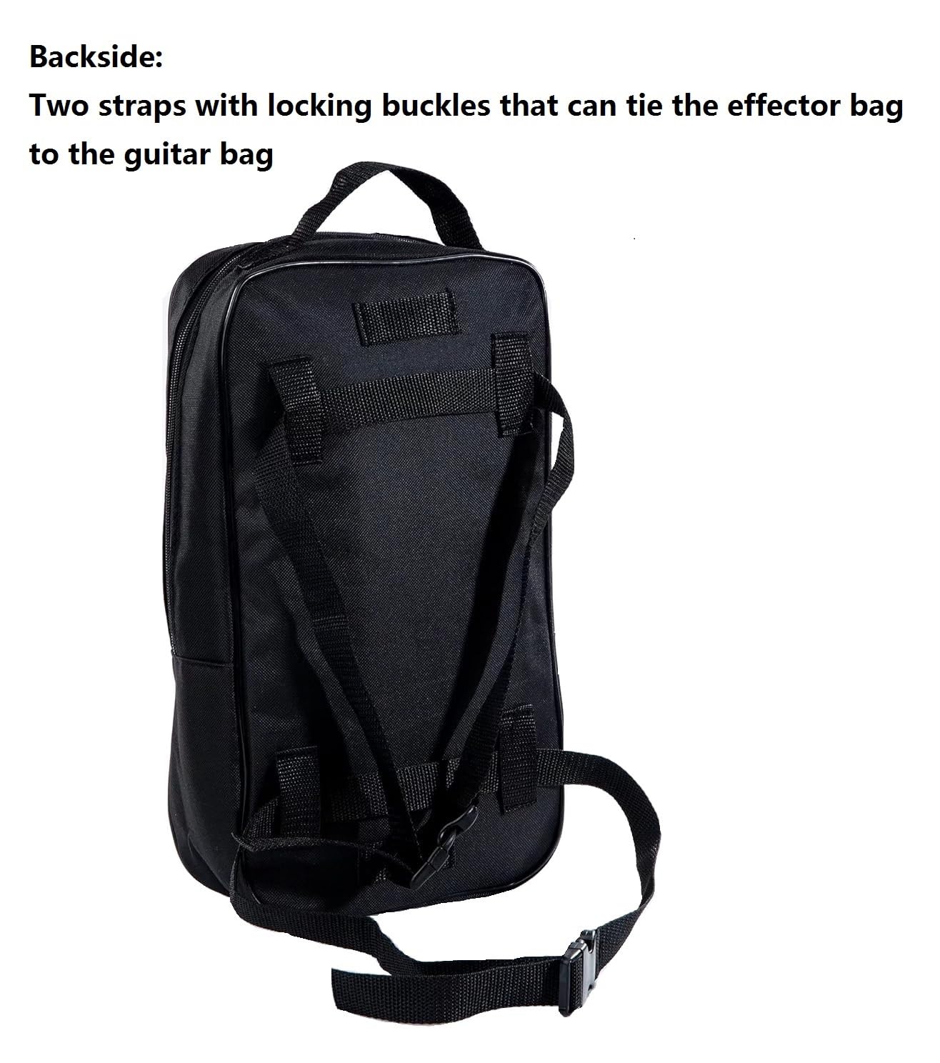 ENO MUSIC 14'' Mini Pedal Board Bag Guitar Effects Compact Small Pedalboard Bag