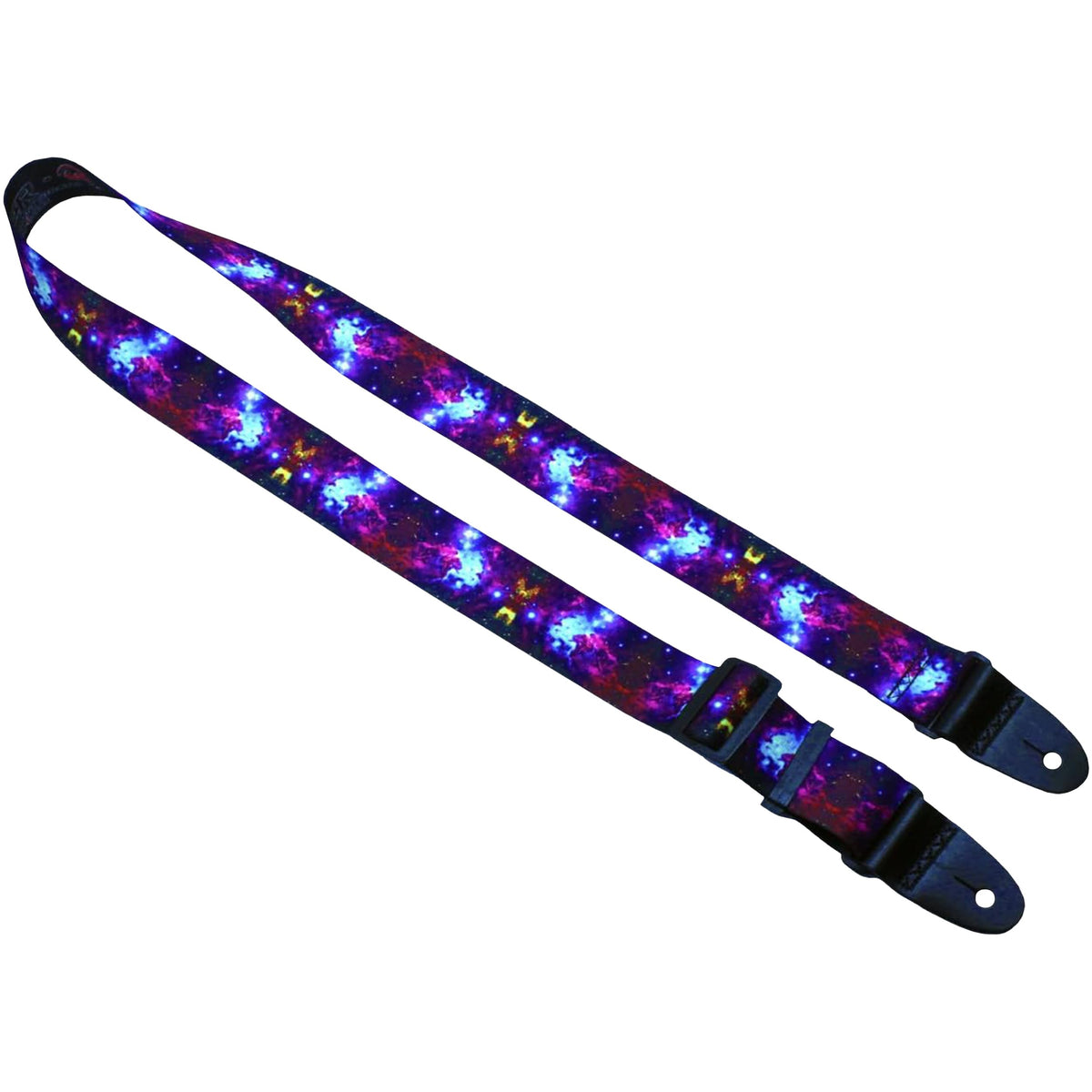 Killer-Q Guitar Strap - Stylish Straps For Electric And Acoustic Guitars With Leather Tabs, 2 Inches X 5 Feet, Universe