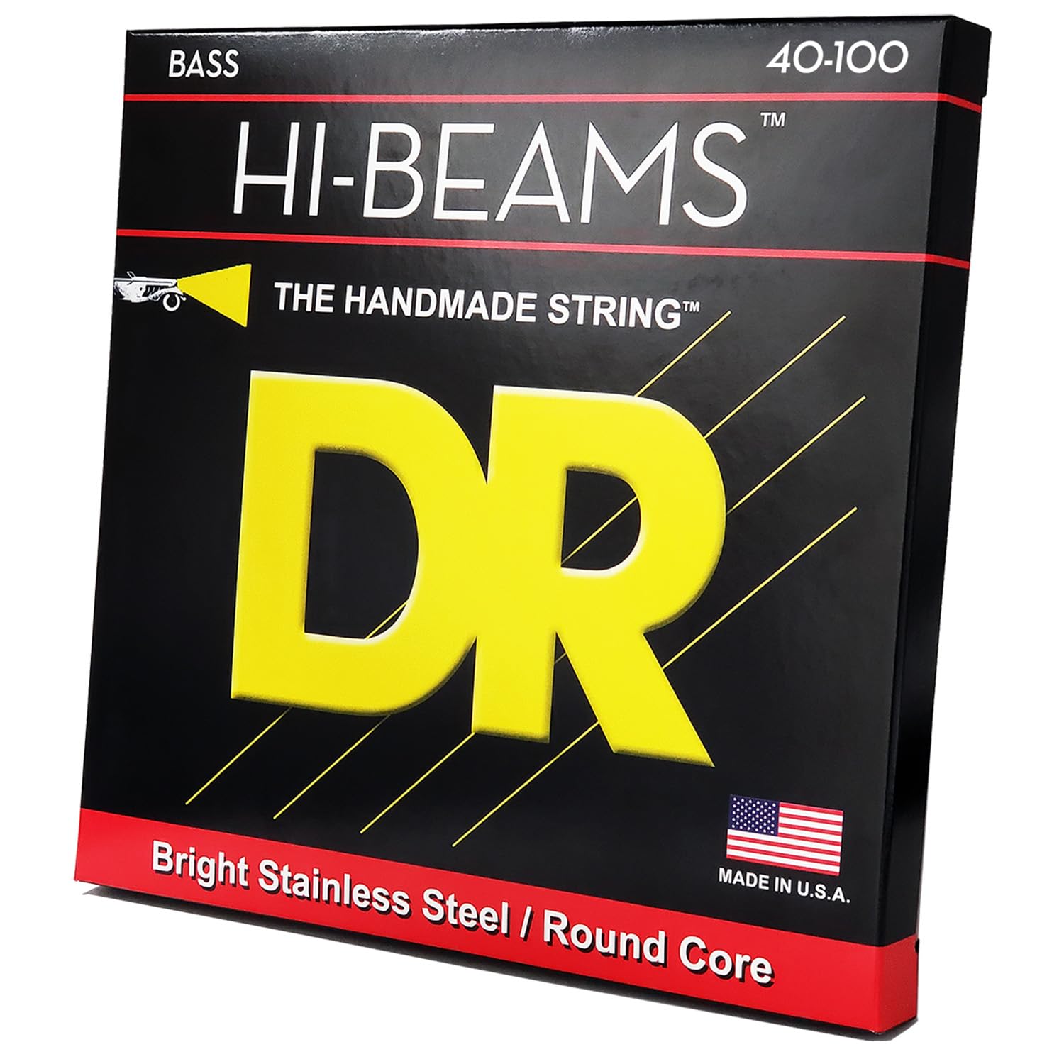Dr Strings Hi-Beam - Stainless Steel Round Core 40-100