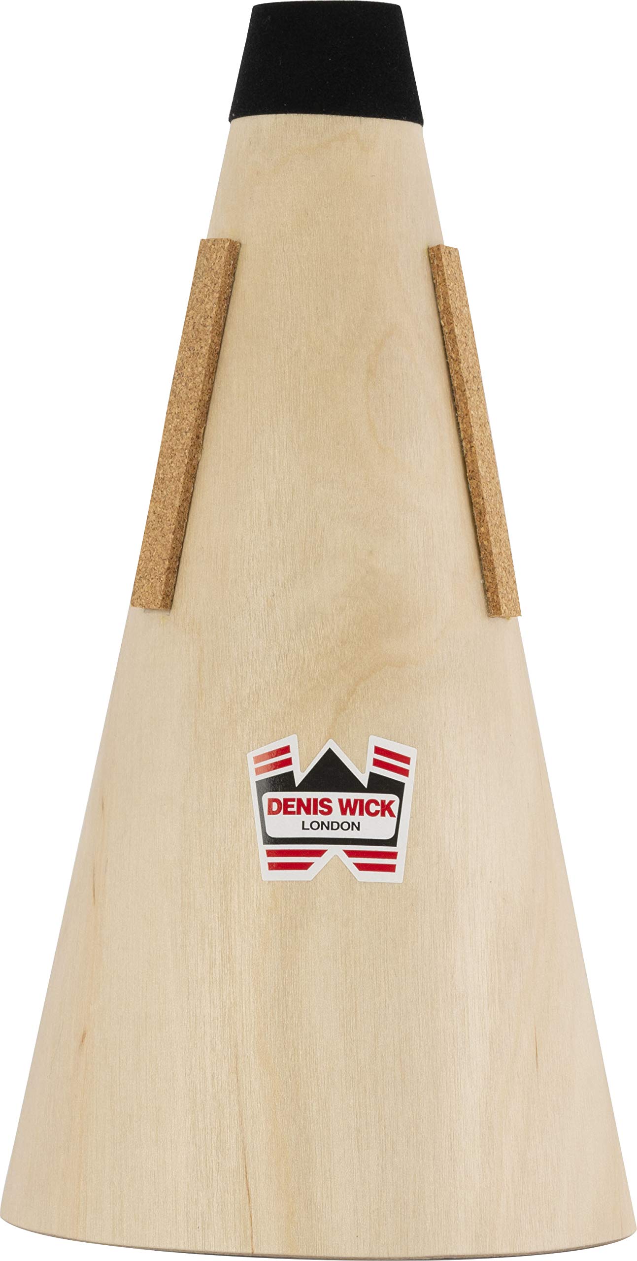 Denis Wick Wooden Straight Mute for French Horn | Accessories for Brass Players | Wooden Straight Mute for Earthy Tone Register 