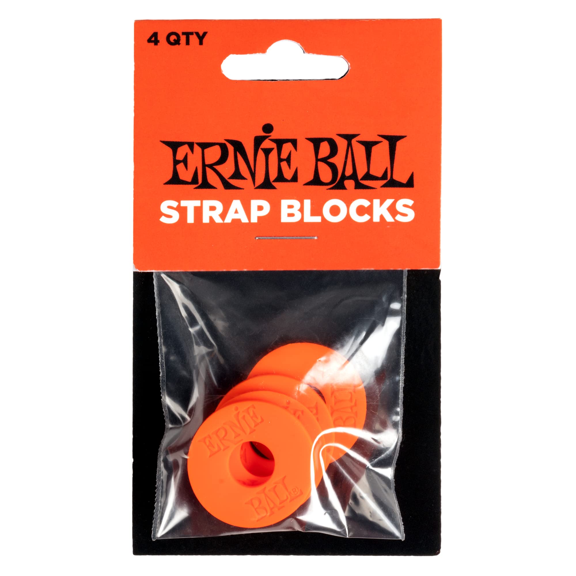 Ernie Ball Strap Blocks, Blood Orange (P05620)