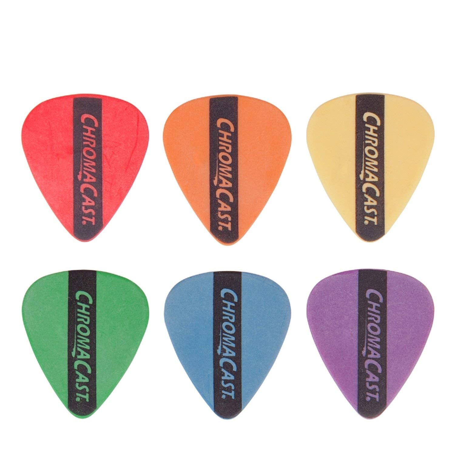 ChromaCast 48 Pick Sampler - Includes Pearl Celluloid and DuraPicks in Assorted Colors/Gauges