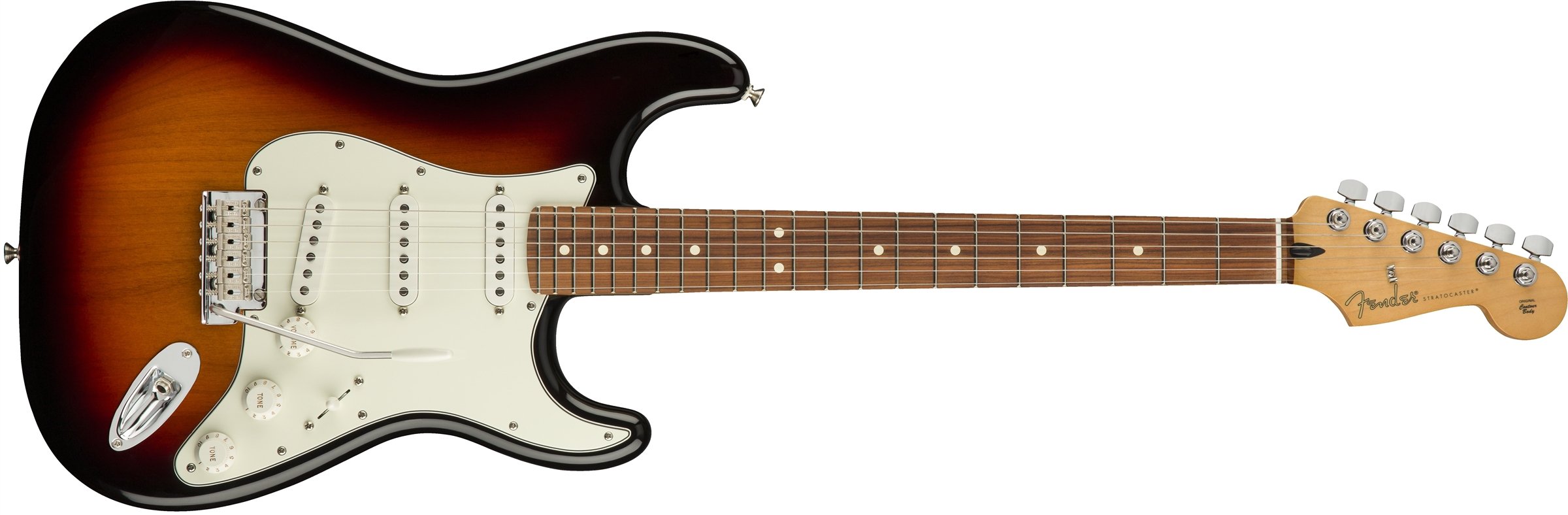 Fender Player Stratocaster Sss Electric Guitar, 3-Color Sunburst, Pau Ferro Fingerboard