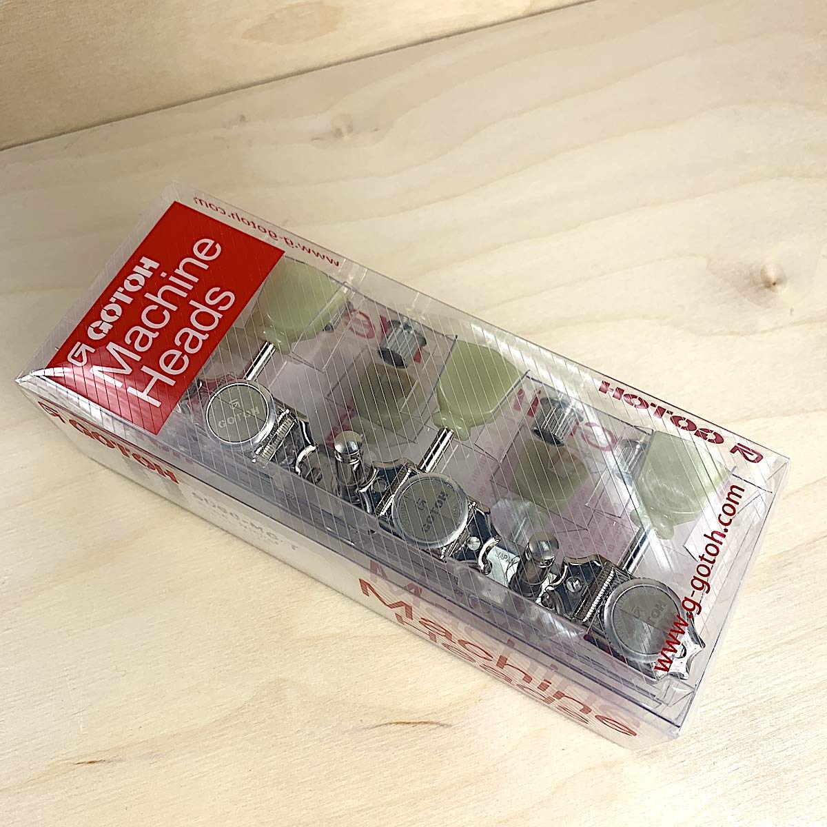 Gotoh SD90-MGT 3x3 Locking Tuning Keys With Lock Knob - NICKEL